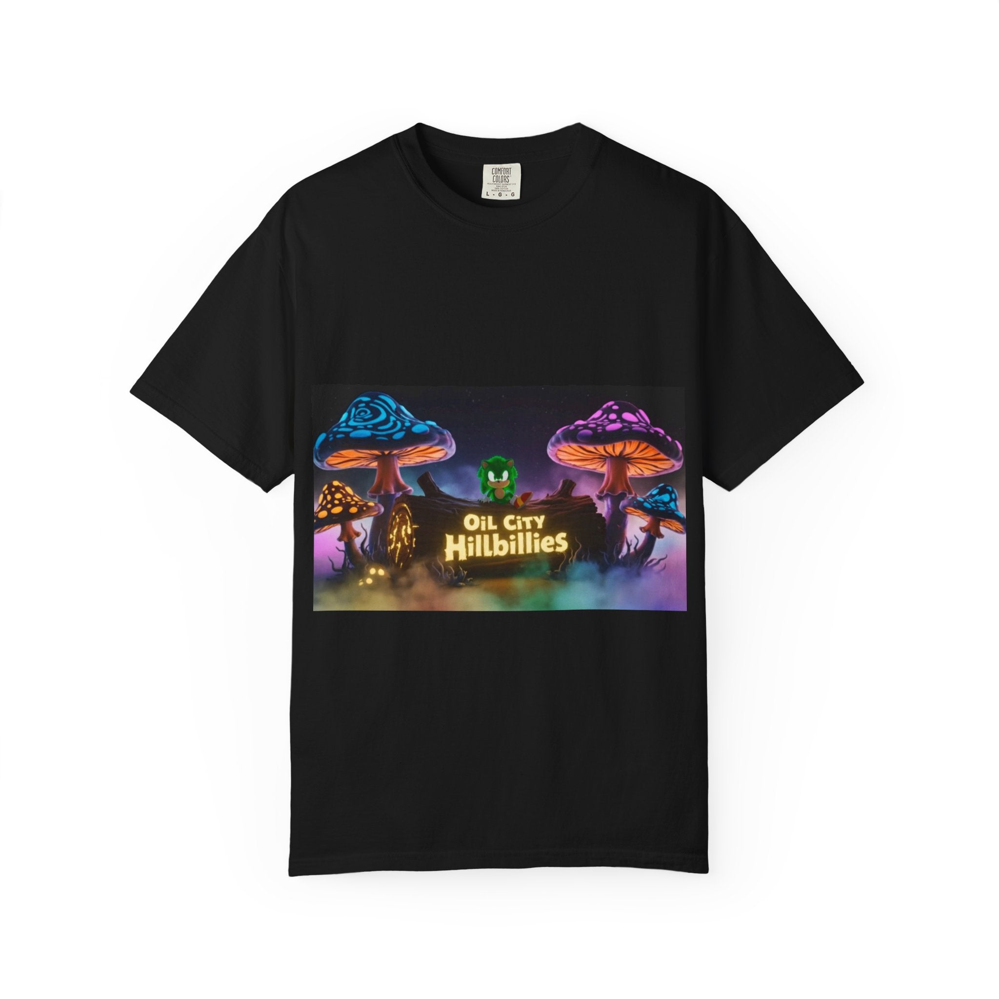 Chronic the Hemphog, Oil City Hillbillies T-Shirt | Unisex Garment-Dyed Tee for Art Lovers, Festival Goers, Quirky Gifts, Retro Style, Summer Essential