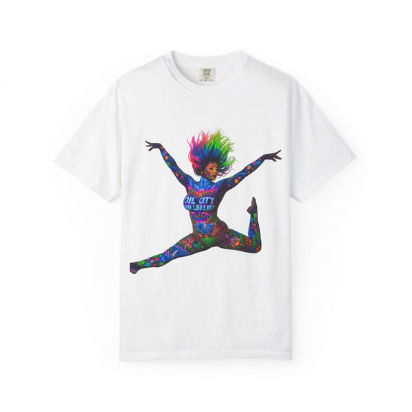 Colorful Expression T-shirt - Perfect for Dance Lovers, Unisex Gift, Casual Wear, Stylish Statement Tee, Vibrant Graphic Shirt