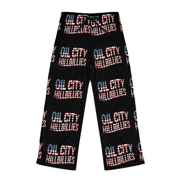 Cozy Oil City Hillbillies Pajama Pants, Relaxed Loungewear, Fun Sleepwear, Gifts for Her, Outdoor Festivals, Americana Style