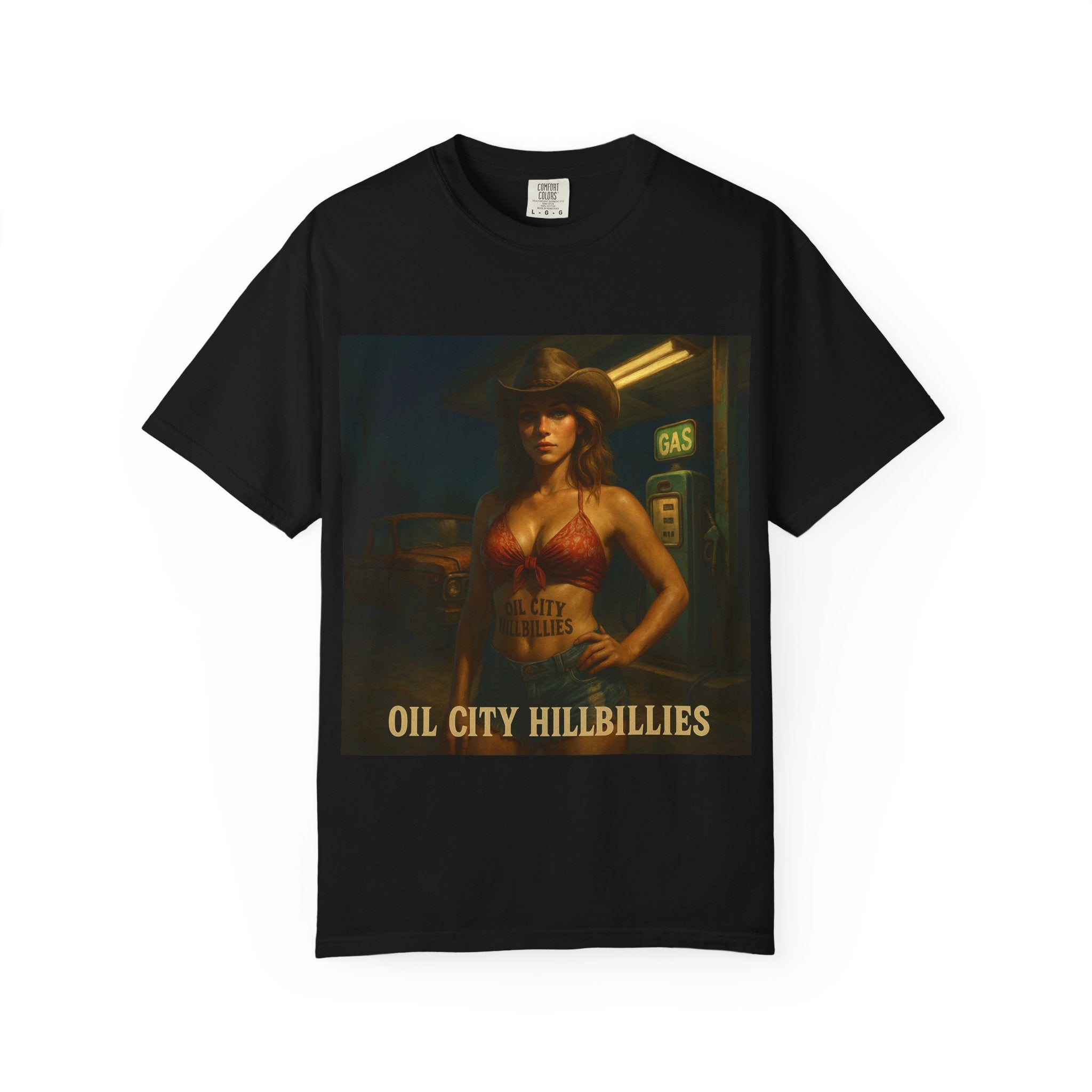 Vintage Oil City Hillbillies T-Shirt, Retro Graphic Tee for Country Lovers, Casual Wear, Music Festival Apparel, Unique Gift Idea