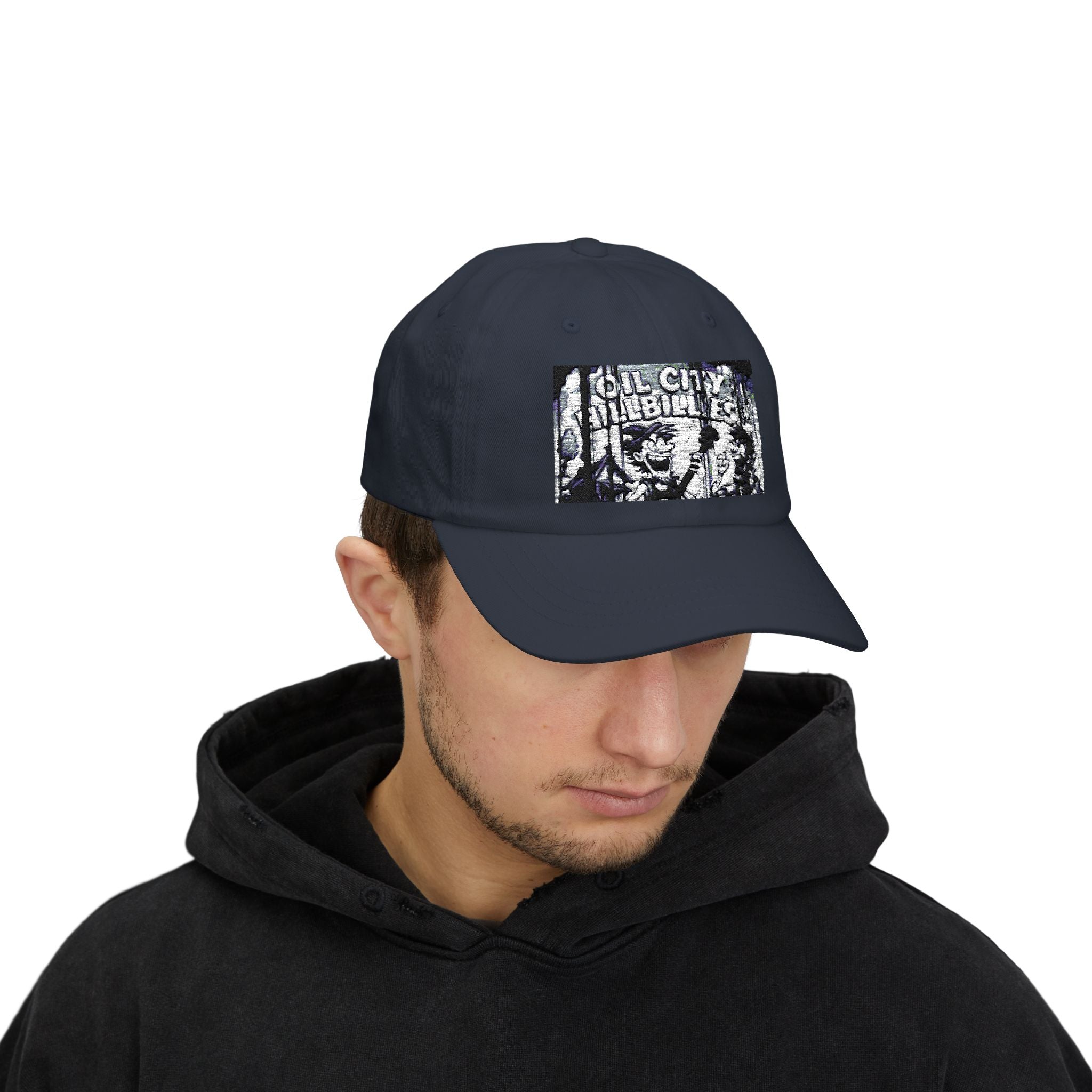 Oil City Hillbillies Vintage-Inspired Dad Cap with Graphic Design, Casual Hat for Dads, Perfect Father’s Day Gift, Relaxed Fit Cap, Summer Accessory