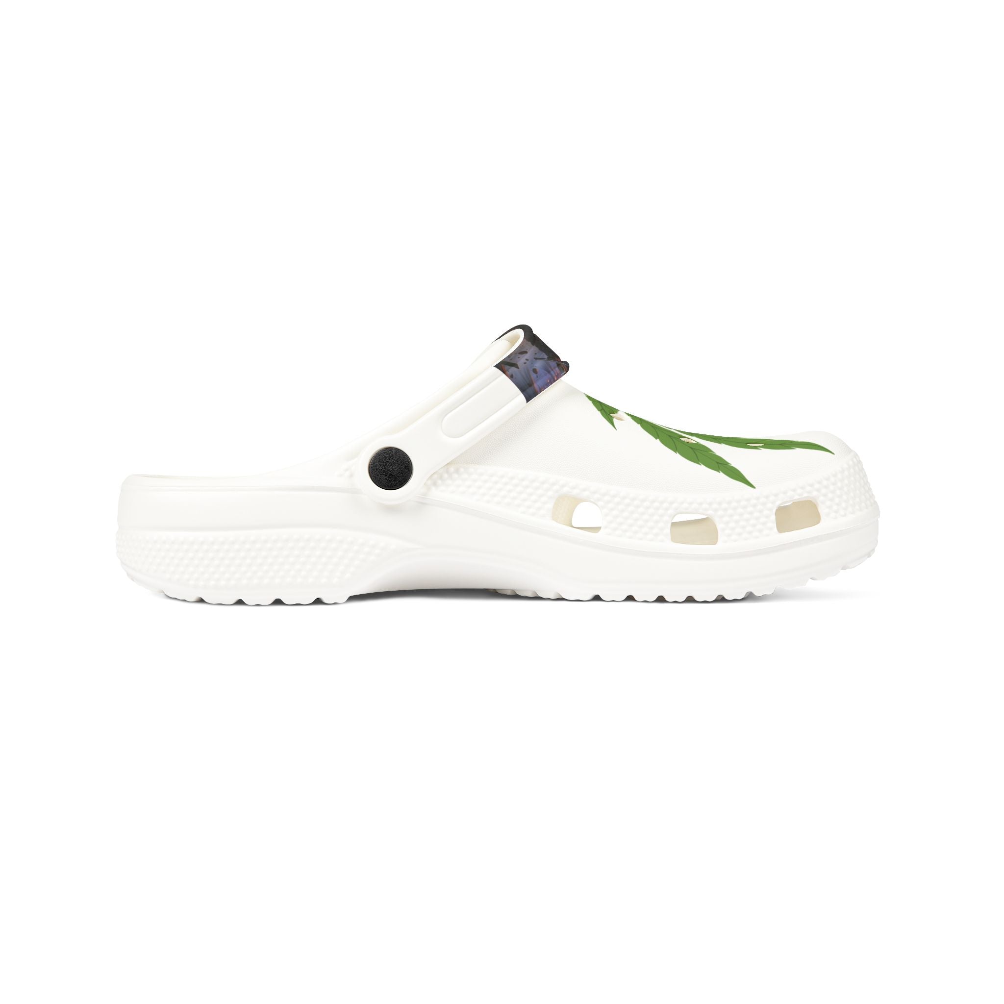 "OC Hillbillies Blaze Trail Clogs - Official Swag with Marijuana Leaf Design"
