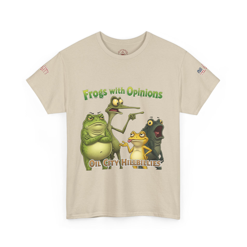 Frogs with Opinions Unisex Tee - Oil City Hillbillies Official Merchandise
