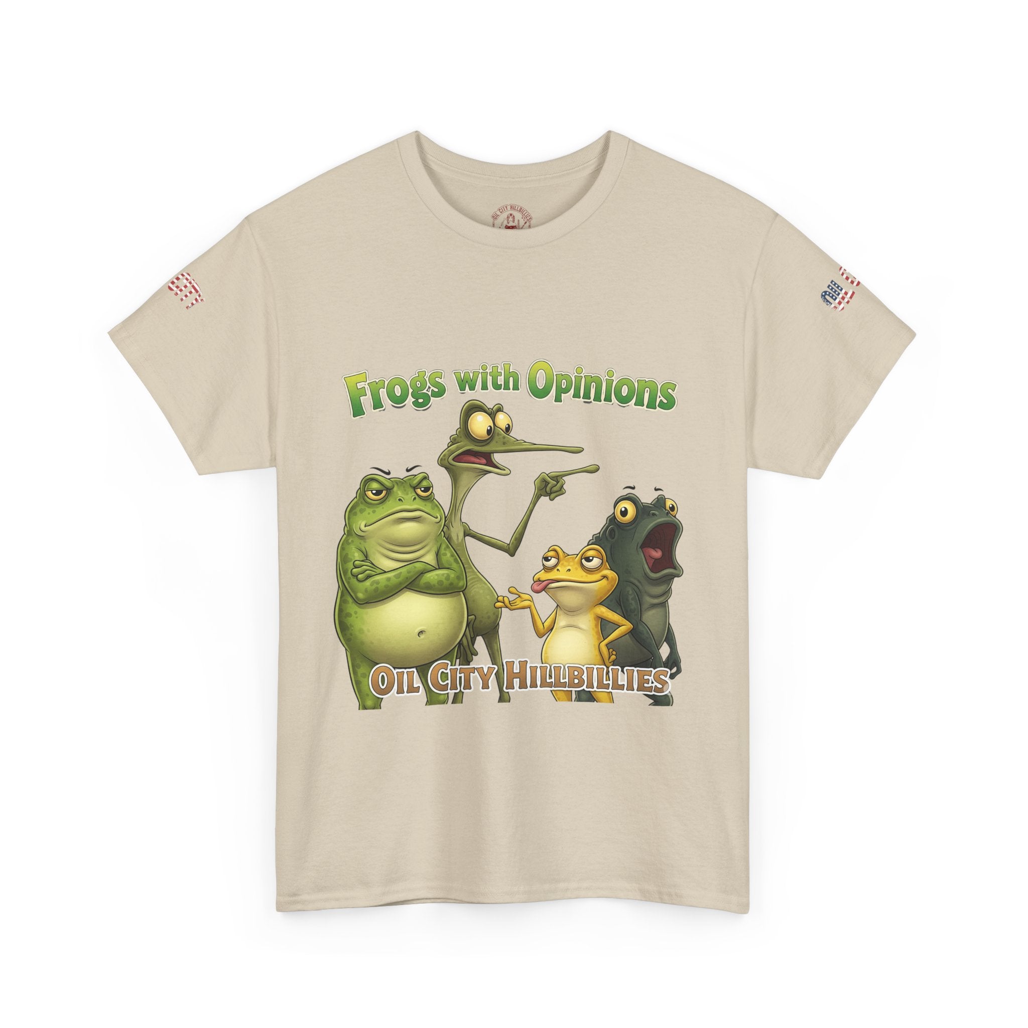 Frogs with Opinions Unisex Tee - Oil City Hillbillies Official Merchandise