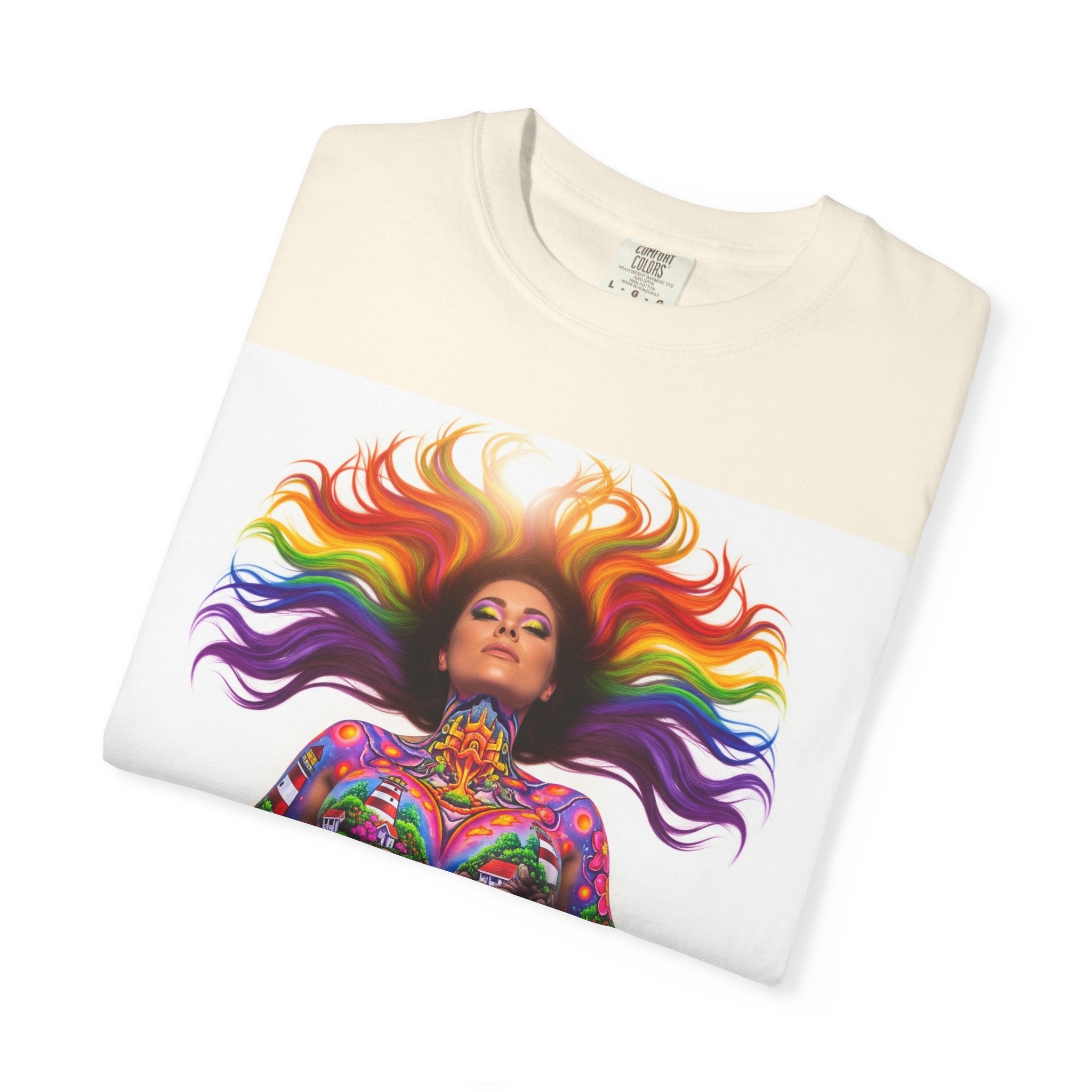 Oil City Hillbillies Full Body Art – Colorful Empowerment T-Shirt, Vibrant Art Tee, Unisex Graphic Shirt, Festival Wear, Pride Apparel, Gift for Artists