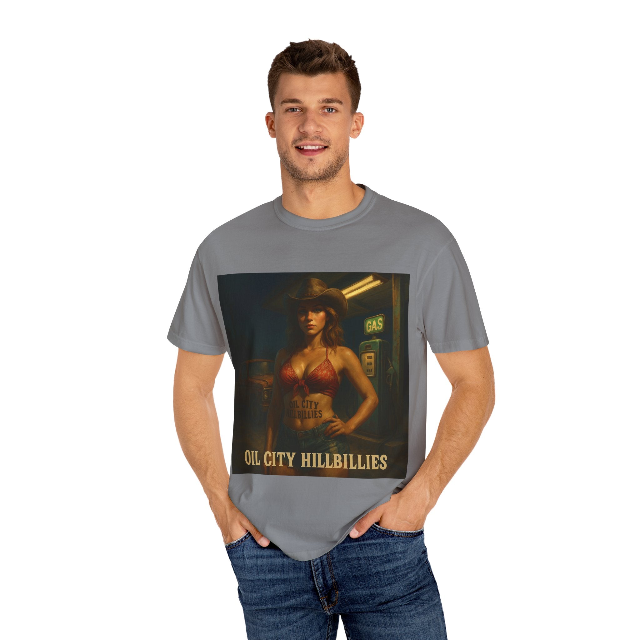 Vintage Oil City Hillbillies T-Shirt, Retro Graphic Tee for Country Lovers, Casual Wear, Music Festival Apparel, Unique Gift Idea