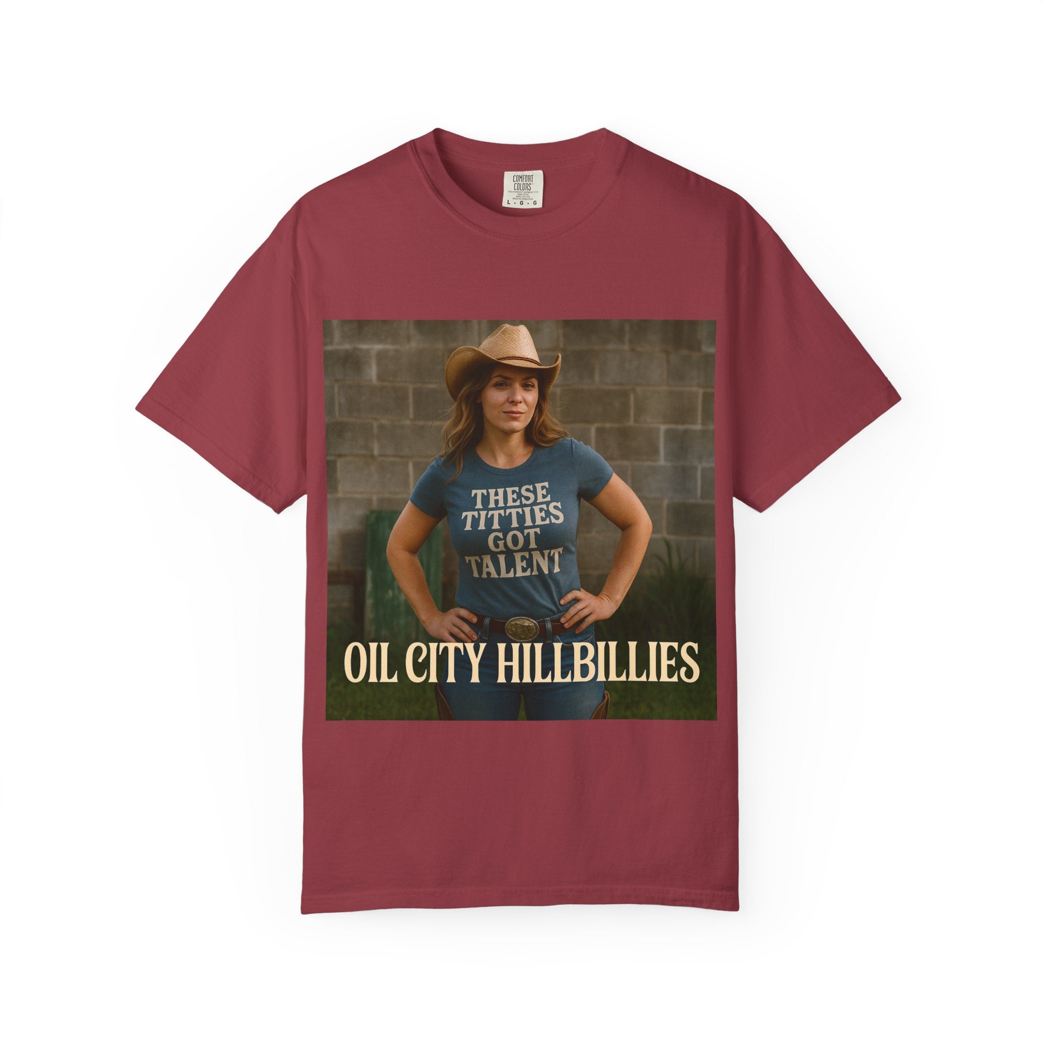 Oil City Hillbillies Unisex Garment-Dyed T-Shirt, Funny Country Shirt, Gift for Country Lovers, Unique Humor Tee, Casual Farm Style Apparel