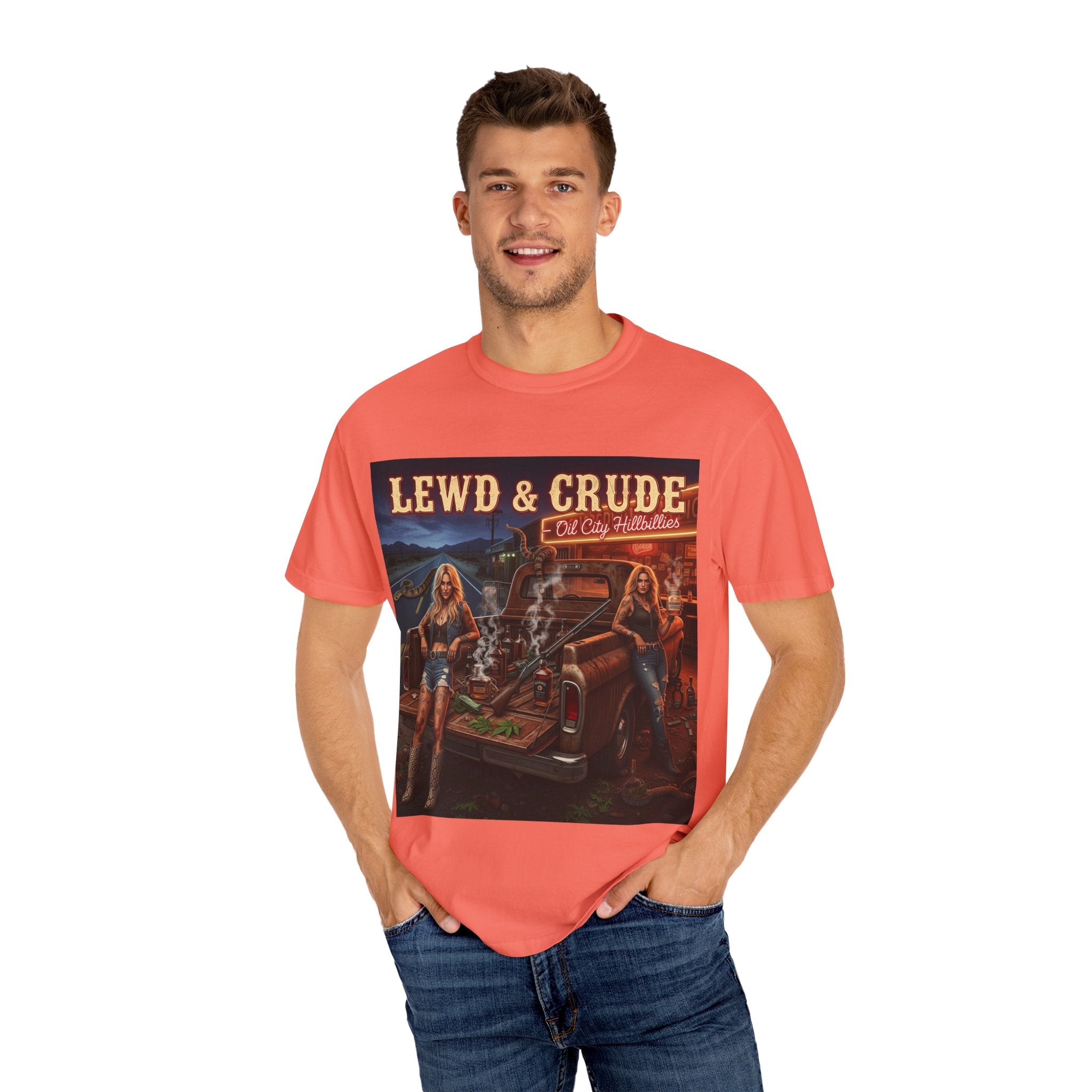 Vintage-Inspired Oil City Hillbillies Graphic Tee, Retro T-Shirt for Southern Outlaws, Perfect Gift for Birthdays, Parties, or Everyday Wear