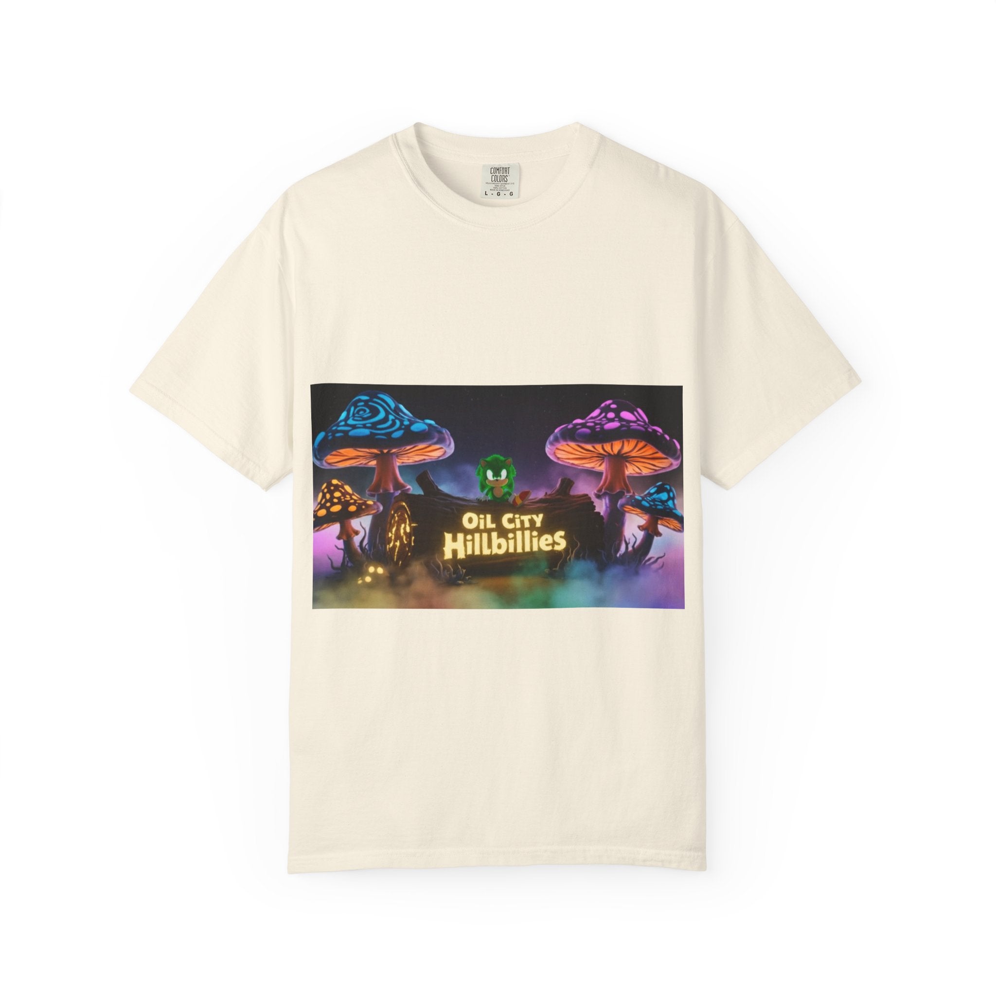 Chronic the Hemphog, Oil City Hillbillies T-Shirt | Unisex Garment-Dyed Tee for Art Lovers, Festival Goers, Quirky Gifts, Retro Style, Summer Essential