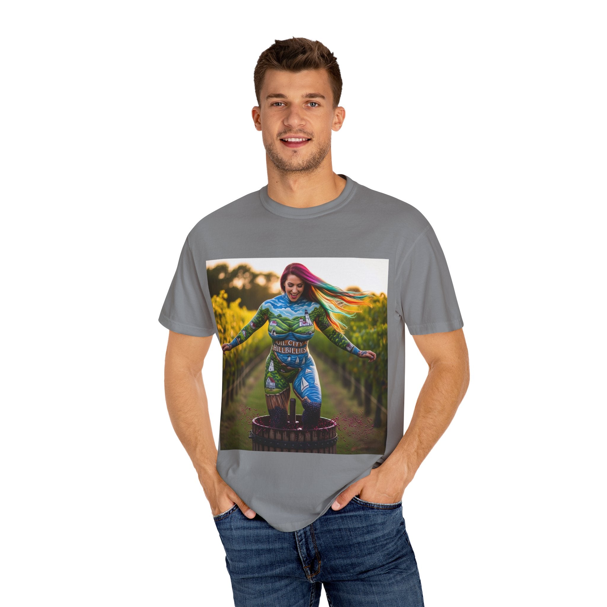 Vibrant Art T-Shirt, Colorful Graphic Tee, Eco-Friendly Cotton Shirt, Unique Gift for Art Lovers, Festival Wear, Casual Everyday Top