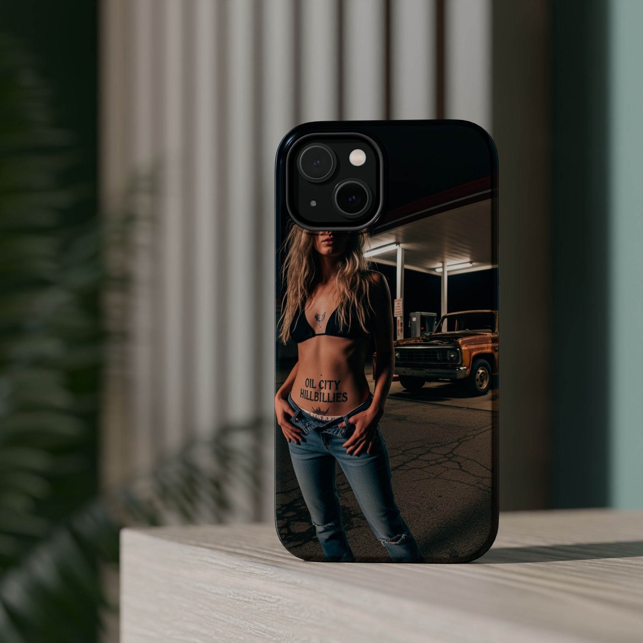 Oil City Hillbillies Magnetic Tough Cases | Personalized Phone Cover, Unique Gift for Country Lovers, Tough Cell Phone Case, Hillbilly Style
