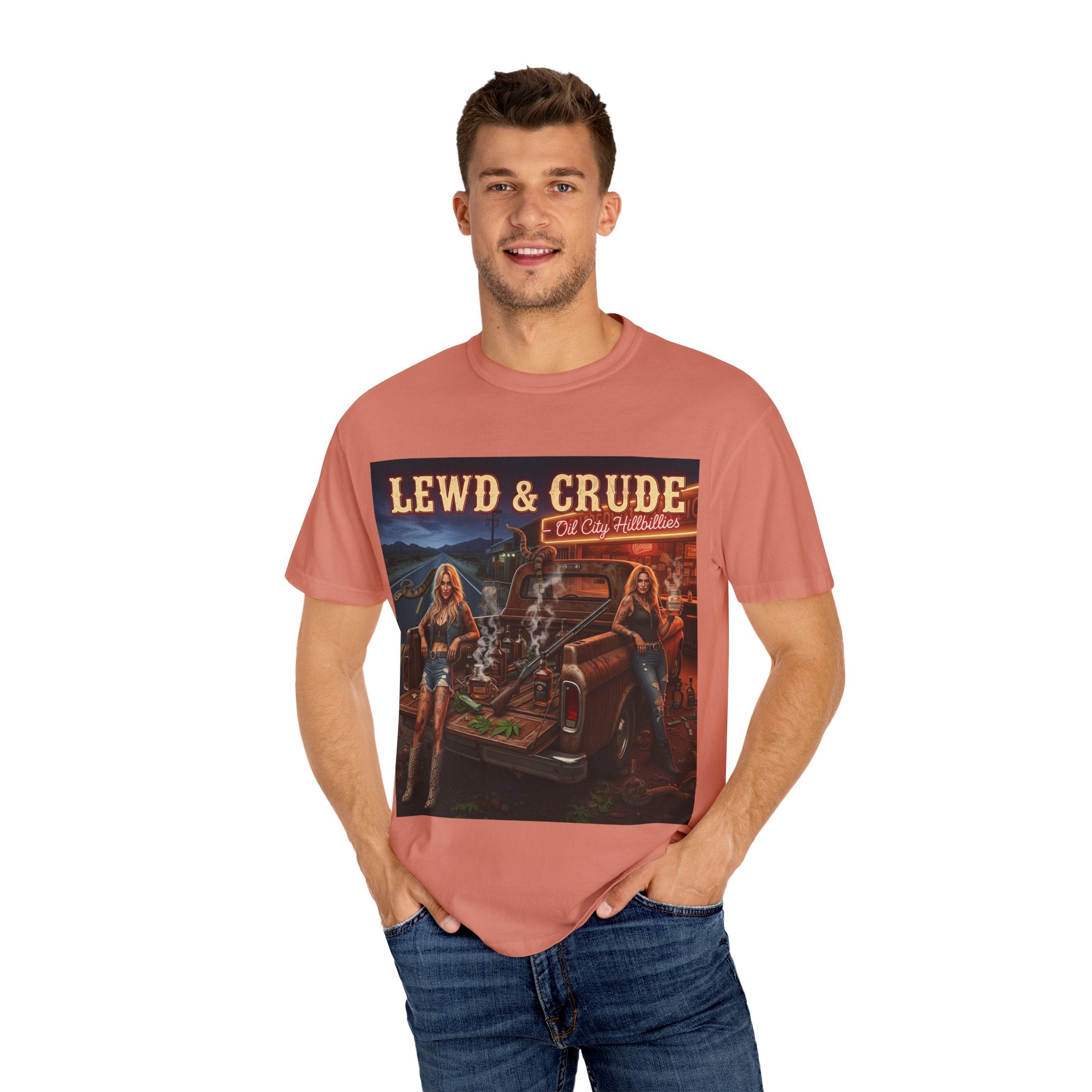 Vintage-Inspired Oil City Hillbillies Graphic Tee, Retro T-Shirt for Southern Outlaws, Perfect Gift for Birthdays, Parties, or Everyday Wear