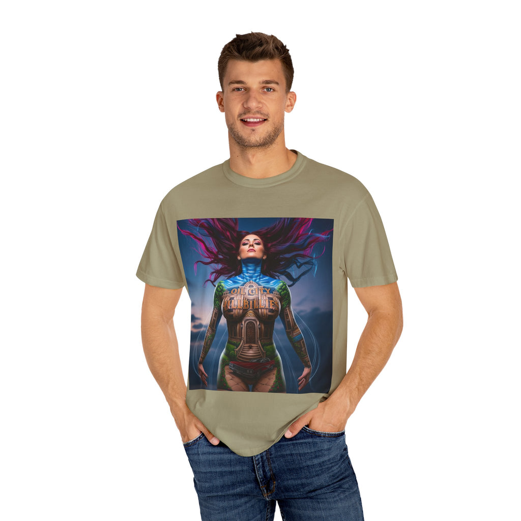 Mystical Spirit T-Shirt | Ethereal Oil City Hillbillies Art Tee, Unisex Graphic Shirt, Bohemian Style, Gift for Her, Festival Wear, Unique Artwear