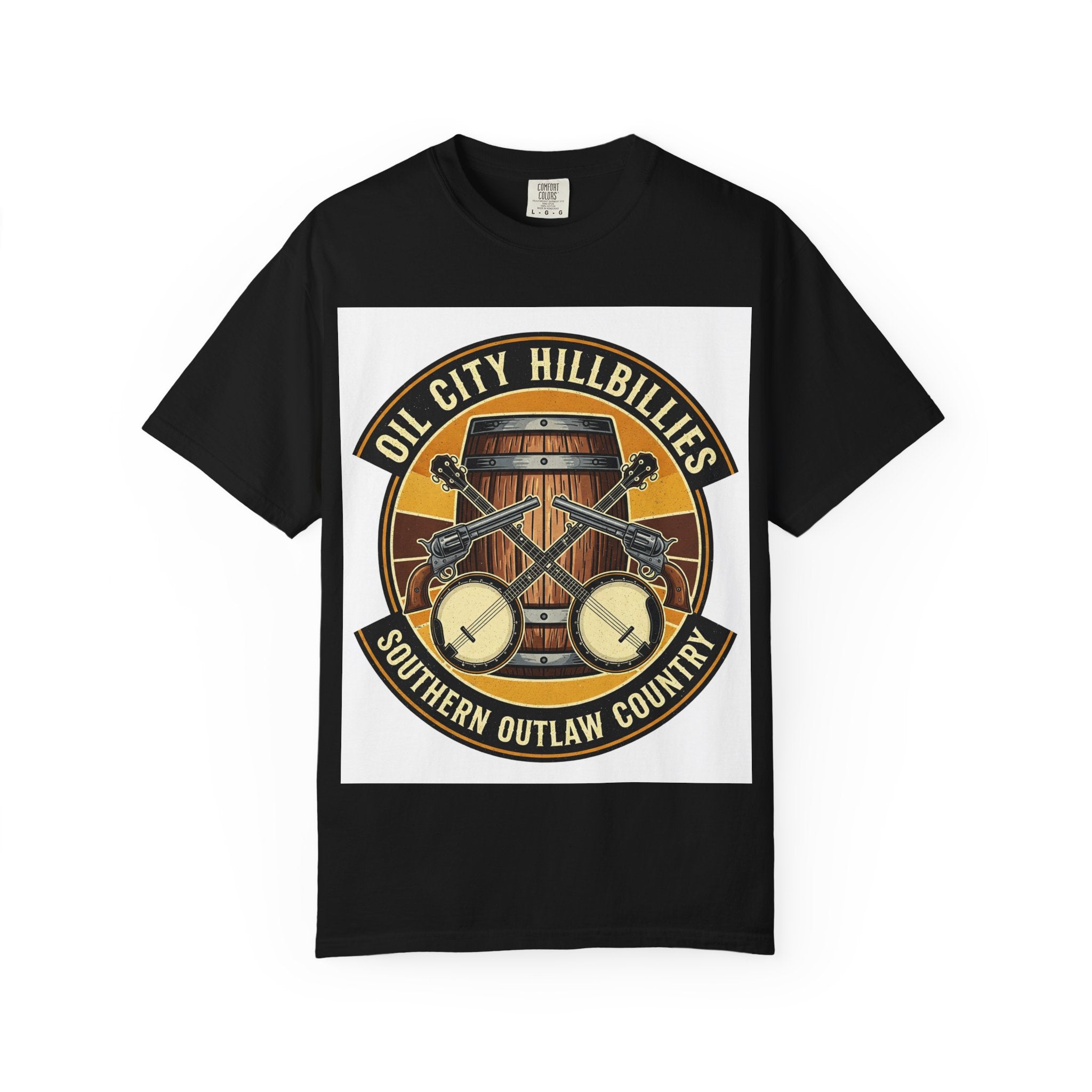 Oil City Hillbillies T-Shirt | Southern Outlaw Country Tee, Music Lover Gift, Vintage Style Shirt, Casual Outfit, Festival Apparel