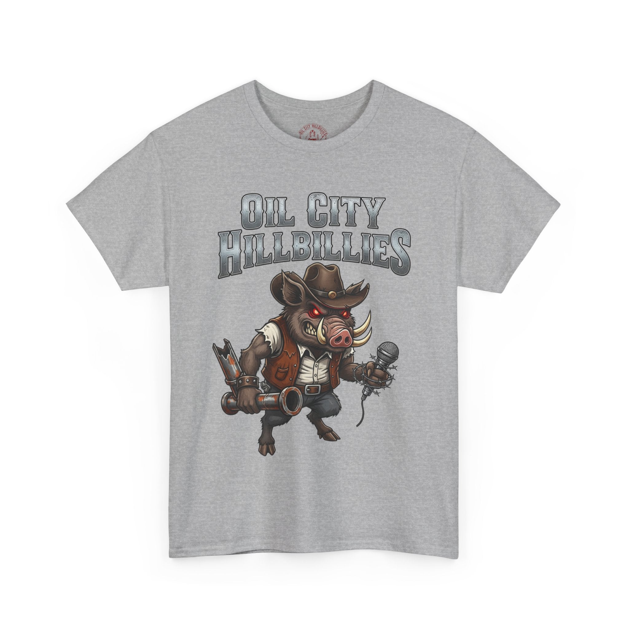 Oil City Hillbillies Unisex Tee - Country Humor Shirt, Vintage Graphic Tee, Perfect for Music Lovers, BBQ Events, Gifting, Everyday Wear