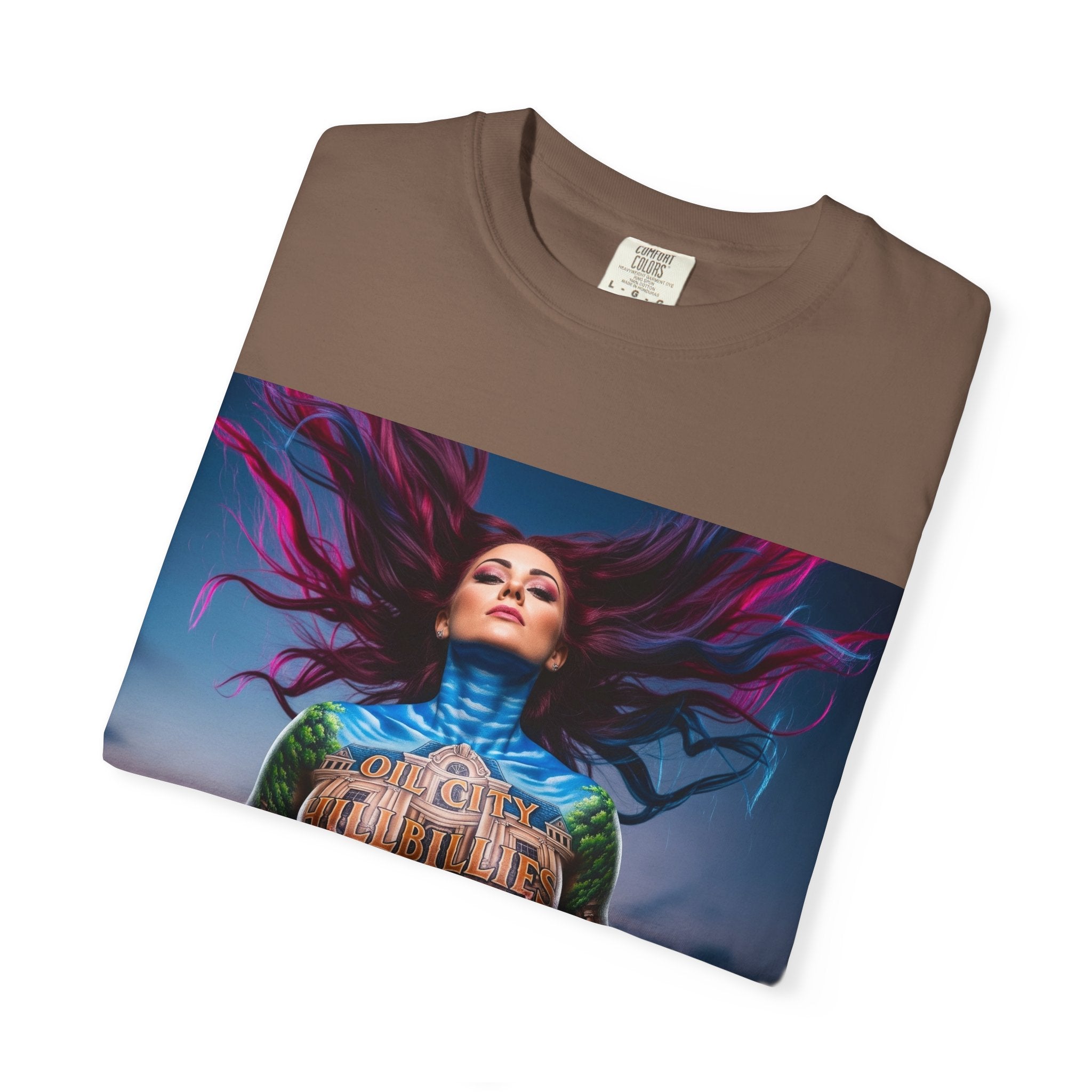 Mystical Spirit T-Shirt | Ethereal Oil City Hillbillies Art Tee, Unisex Graphic Shirt, Bohemian Style, Gift for Her, Festival Wear, Unique Artwear