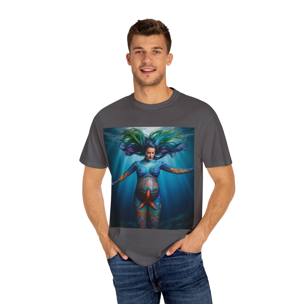 Garment-Dyed Oil City Hillbillies Tee Inspired by Southern Roots and Backwoods Culture, Bohemian T-shirt for Music Festivals, Artistic Outlaw Fashion Statement, Perfect Gift for Fans