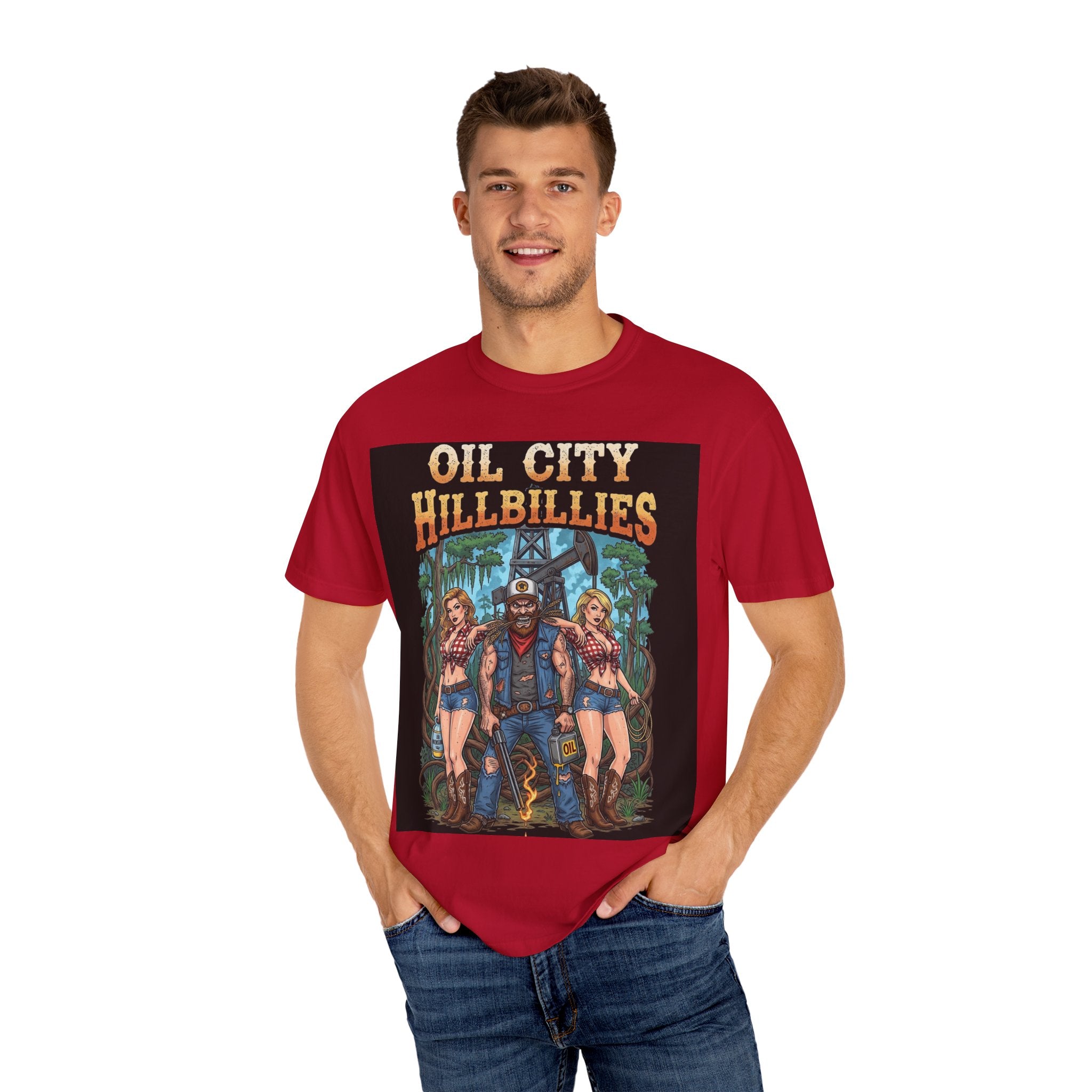 Vintage Graphic Tee – Oil City Hillbillies Shirt, Unisex T-Shirt, Casual Wear, Festival Outfit, Southern Pride Apparel