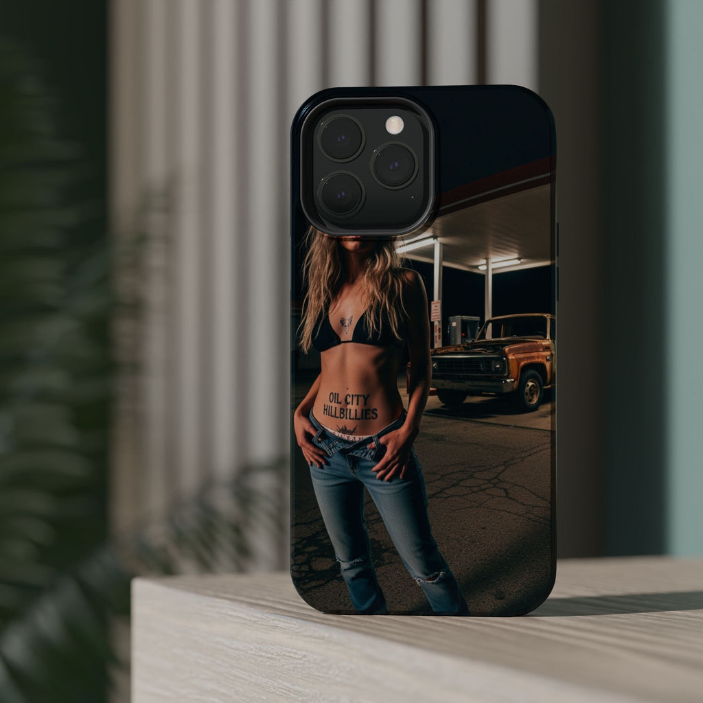 Oil City Hillbillies Magnetic Tough Cases | Personalized Phone Cover, Unique Gift for Country Lovers, Tough Cell Phone Case, Hillbilly Style