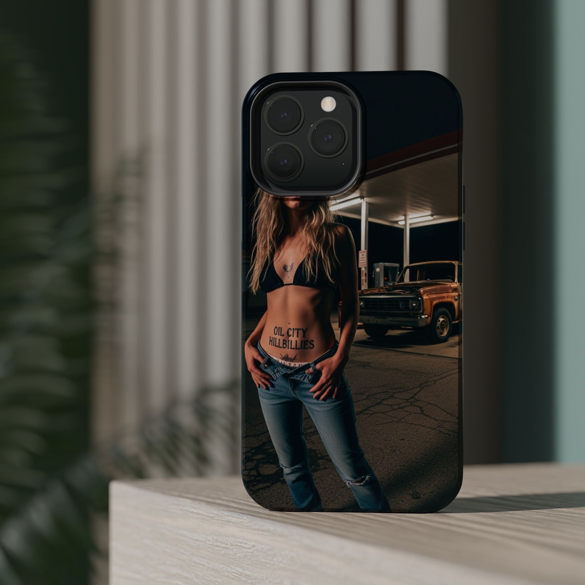 Oil City Hillbillies Magnetic Tough Cases | Personalized Phone Cover, Unique Gift for Country Lovers, Tough Cell Phone Case, Hillbilly Style