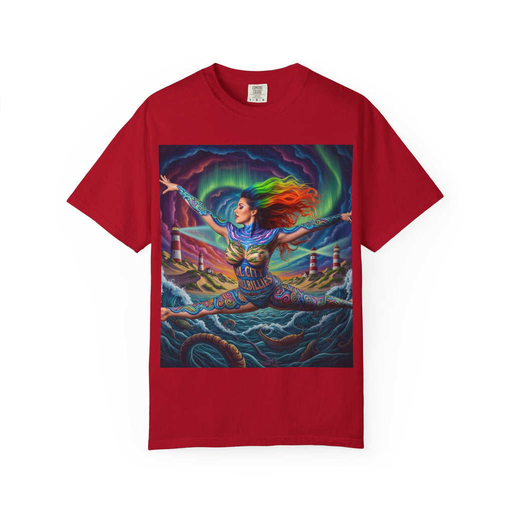 Oil City Hillbillies Colorful Spirit Unisex T-Shirt, Artistic Graphic Tee, Casual Wear, Gift for Art Lovers, Summer Festival Fashion