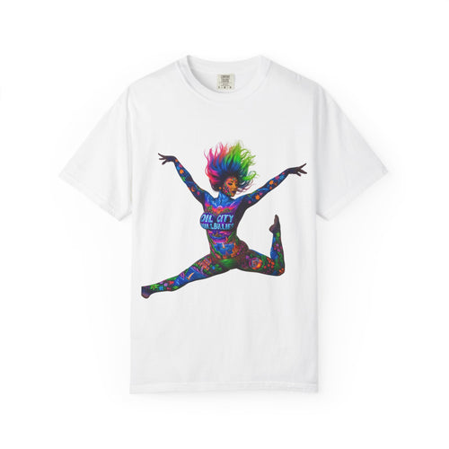 Colorful Expression T-shirt - Perfect for Dance Lovers, Unisex Gift, Casual Wear, Stylish Statement Tee, Vibrant Graphic Shirt