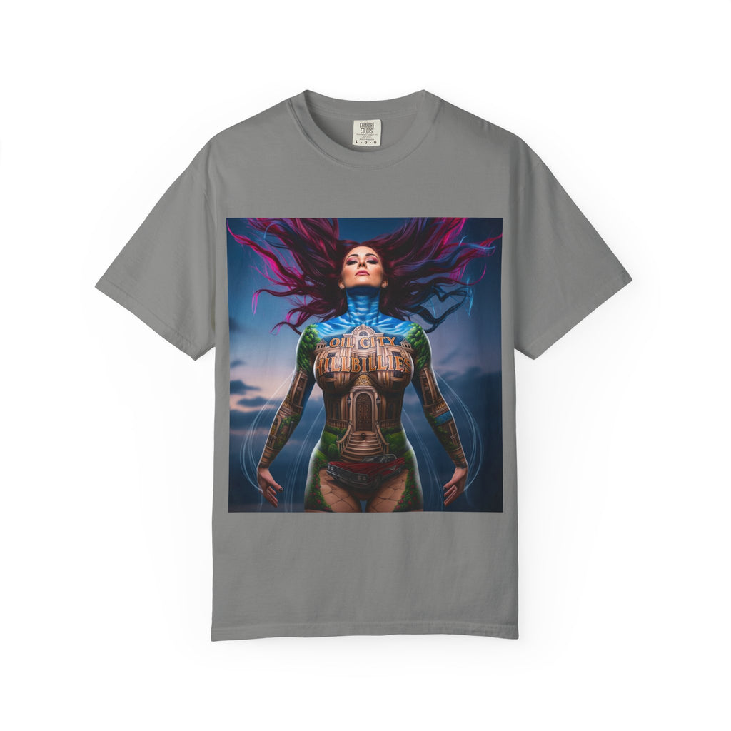 Mystical Spirit T-Shirt | Ethereal Oil City Hillbillies Art Tee, Unisex Graphic Shirt, Bohemian Style, Gift for Her, Festival Wear, Unique Artwear