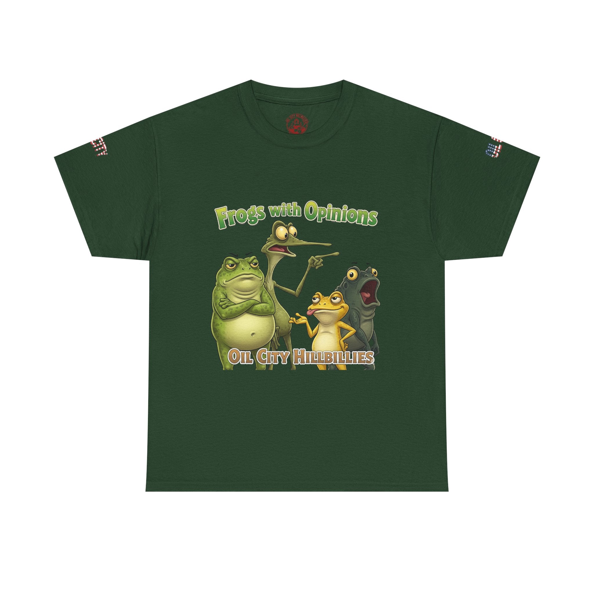 Frogs with Opinions Unisex Tee - Oil City Hillbillies Official Merchandise