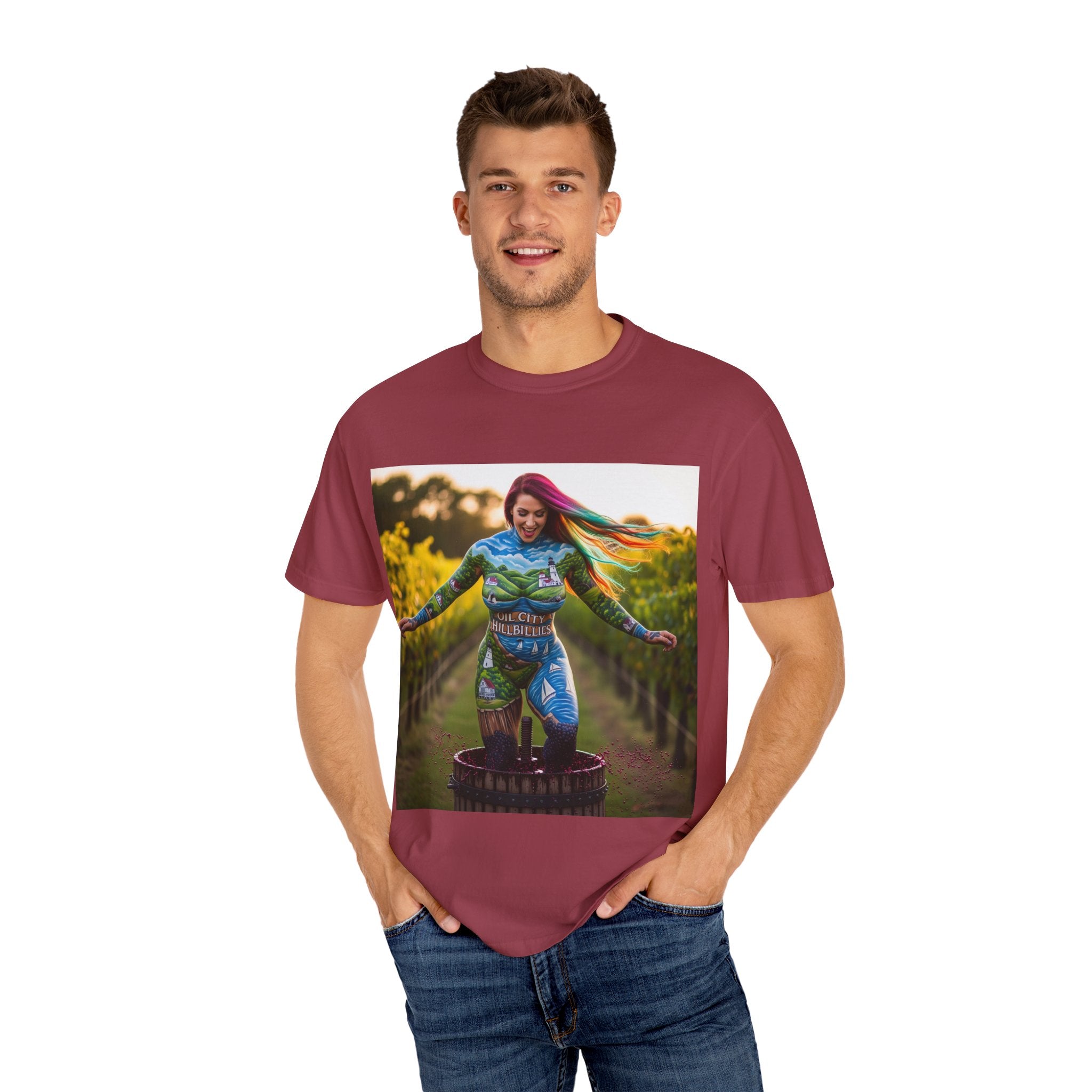Vibrant Art T-Shirt, Colorful Graphic Tee, Eco-Friendly Cotton Shirt, Unique Gift for Art Lovers, Festival Wear, Casual Everyday Top