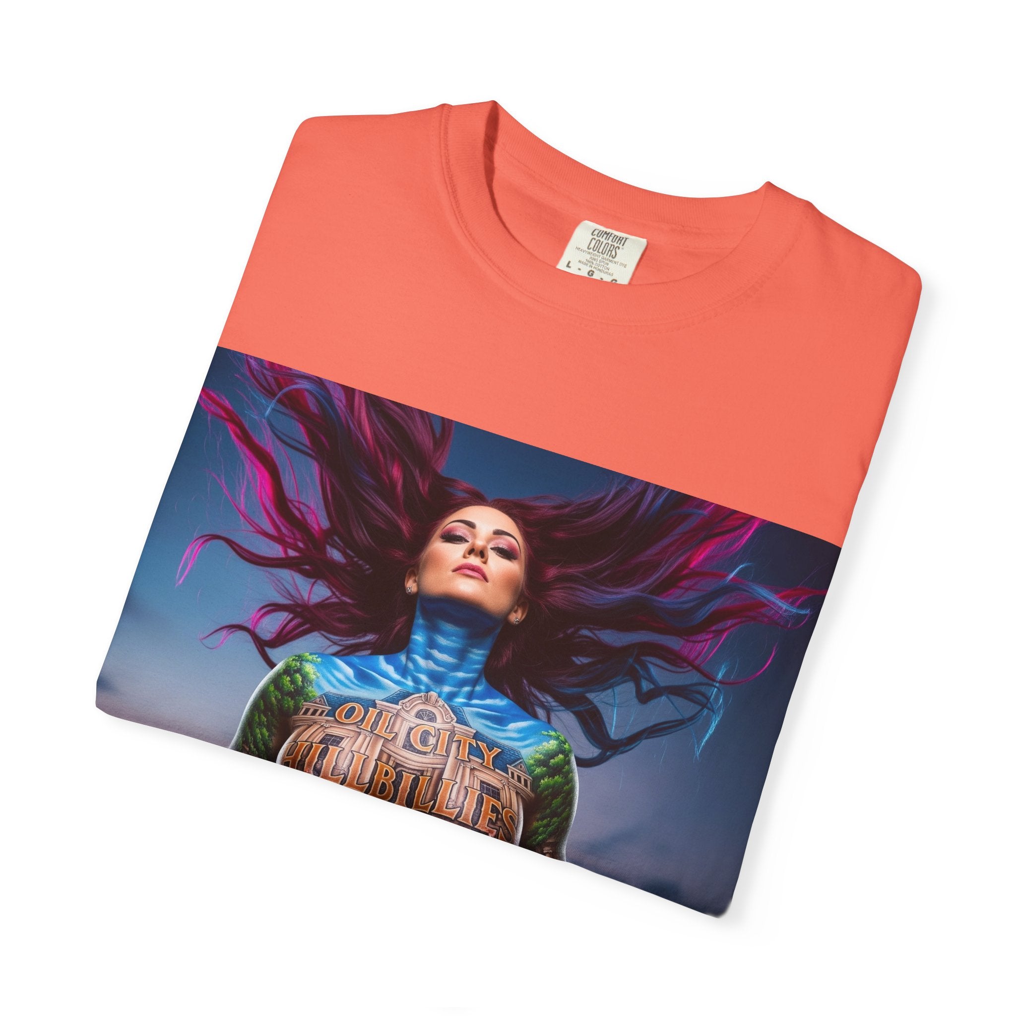 Mystical Spirit T-Shirt | Ethereal Oil City Hillbillies Art Tee, Unisex Graphic Shirt, Bohemian Style, Gift for Her, Festival Wear, Unique Artwear