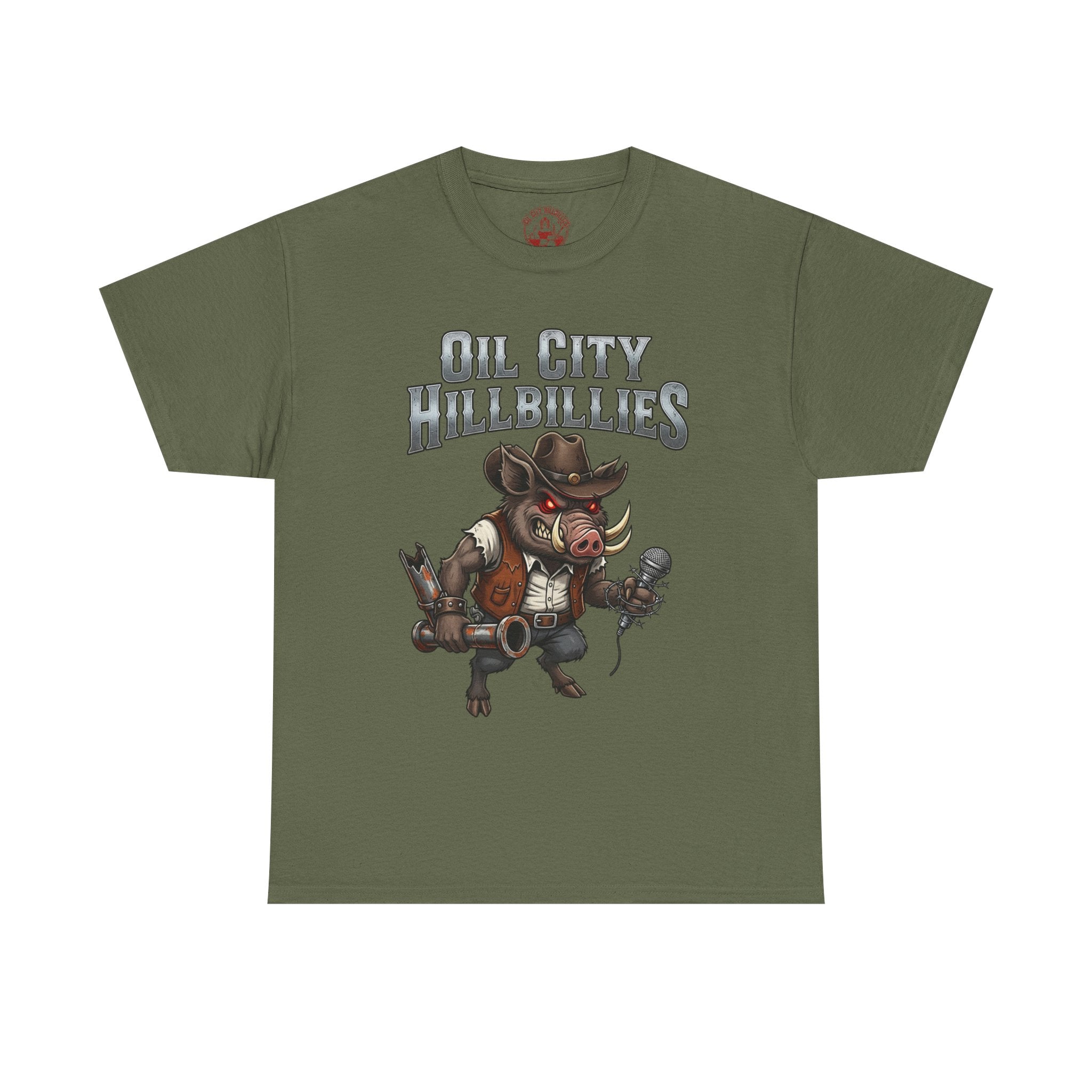 Oil City Hillbillies Unisex Tee - Country Humor Shirt, Vintage Graphic Tee, Perfect for Music Lovers, BBQ Events, Gifting, Everyday Wear