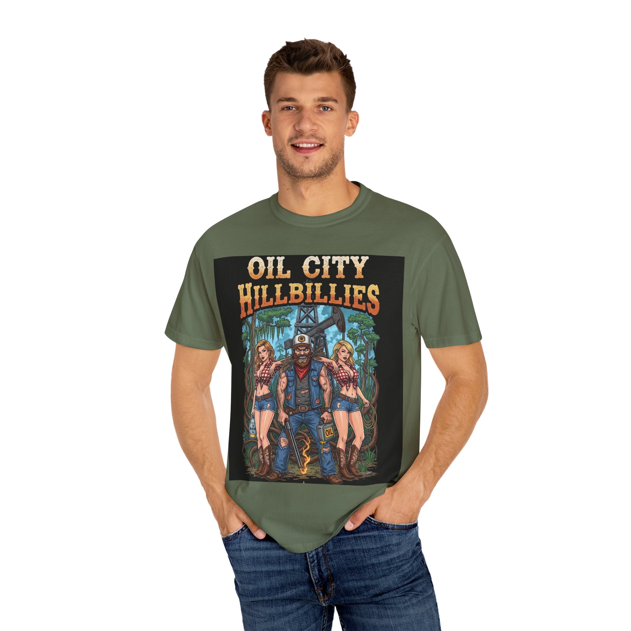Vintage Graphic Tee – Oil City Hillbillies Shirt, Unisex T-Shirt, Casual Wear, Festival Outfit, Southern Pride Apparel