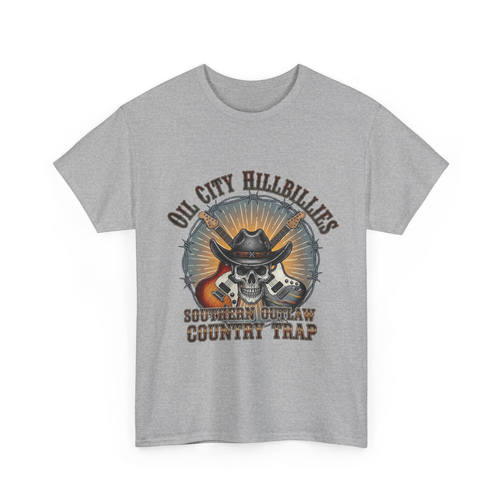 Southern Outlaw Graphic Tee | Unisex Heavy Cotton Tee for Country Music Lovers, Festival Wear, Casual Style, Gift for Him/Her