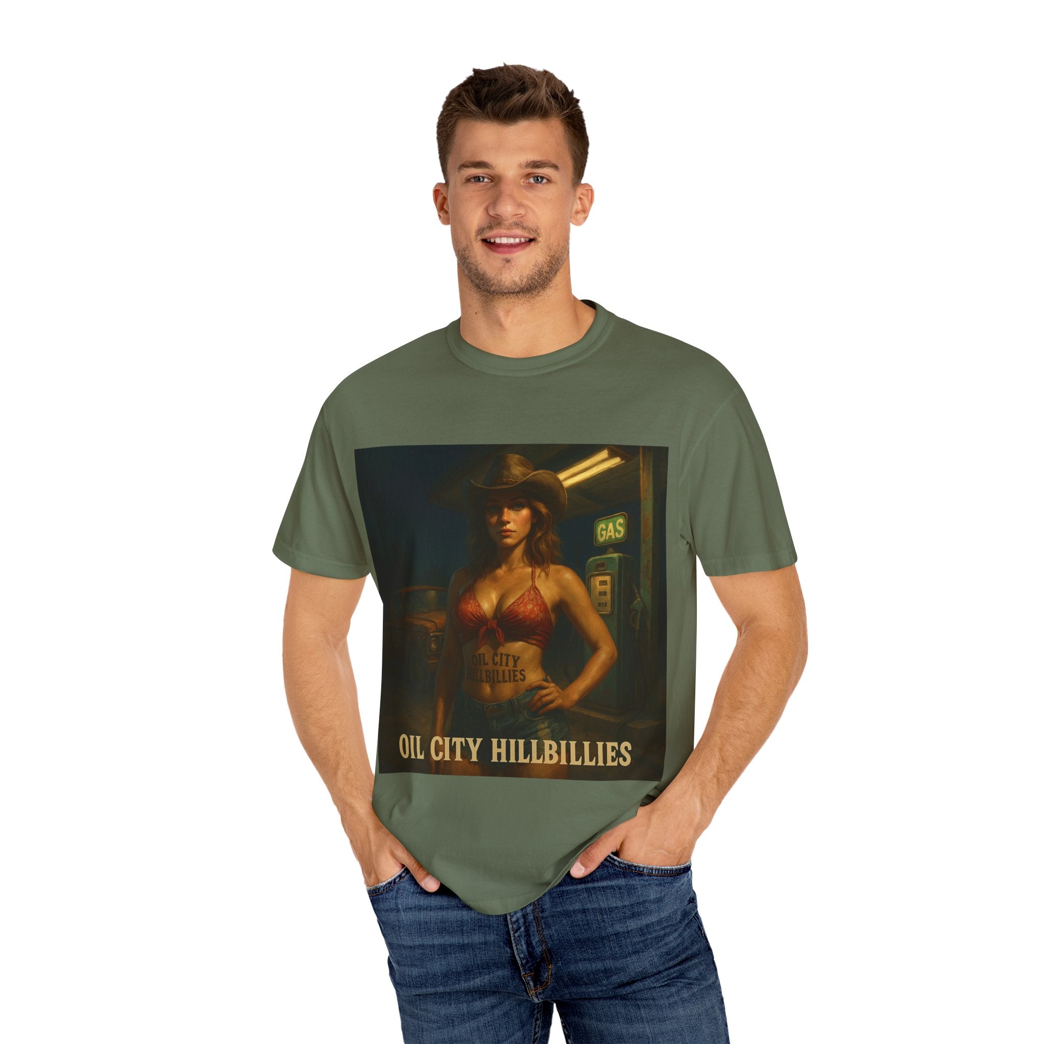 Vintage Oil City Hillbillies T-Shirt, Retro Graphic Tee for Country Lovers, Casual Wear, Music Festival Apparel, Unique Gift Idea