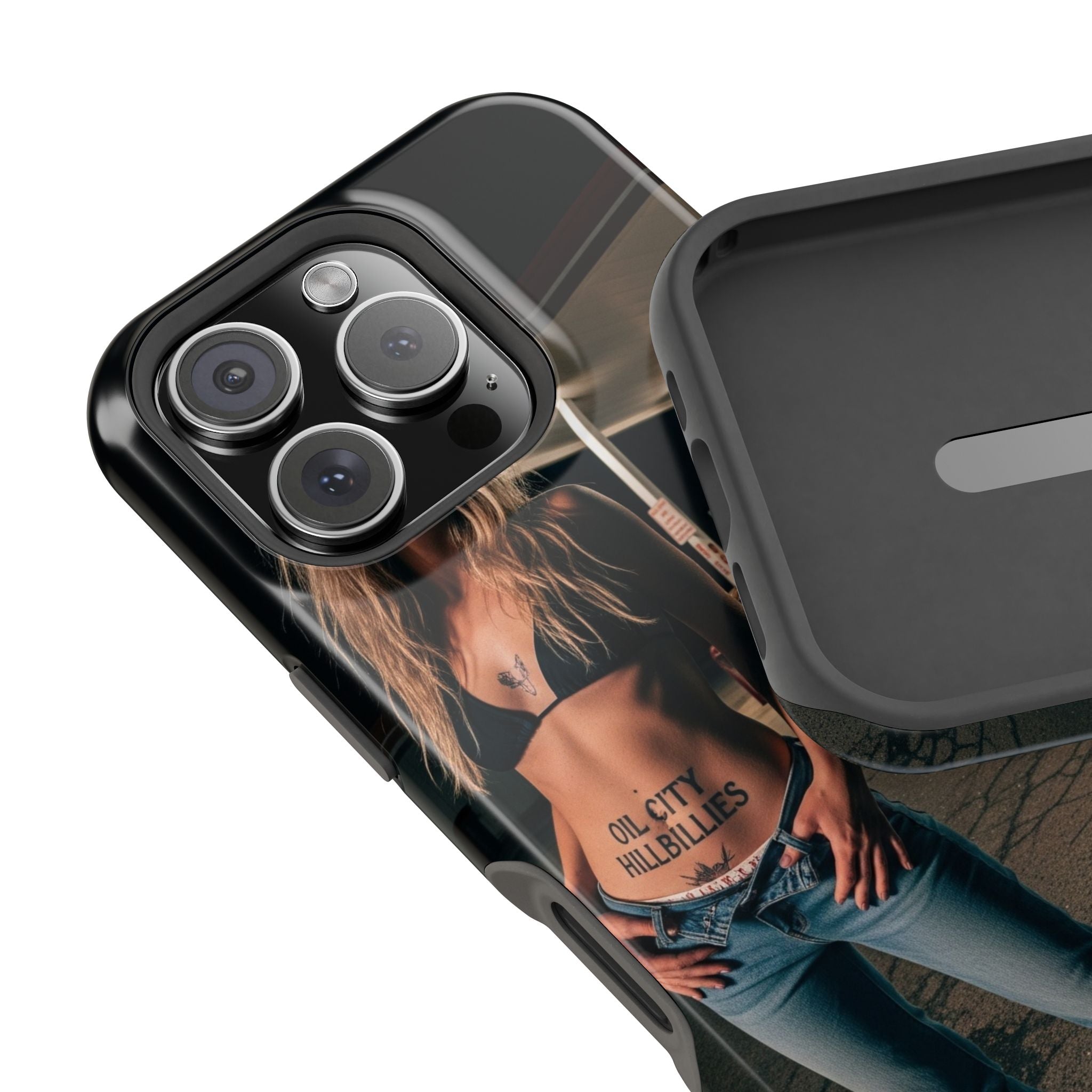 Oil City Hillbillies Magnetic Tough Cases | Personalized Phone Cover, Unique Gift for Country Lovers, Tough Cell Phone Case, Hillbilly Style