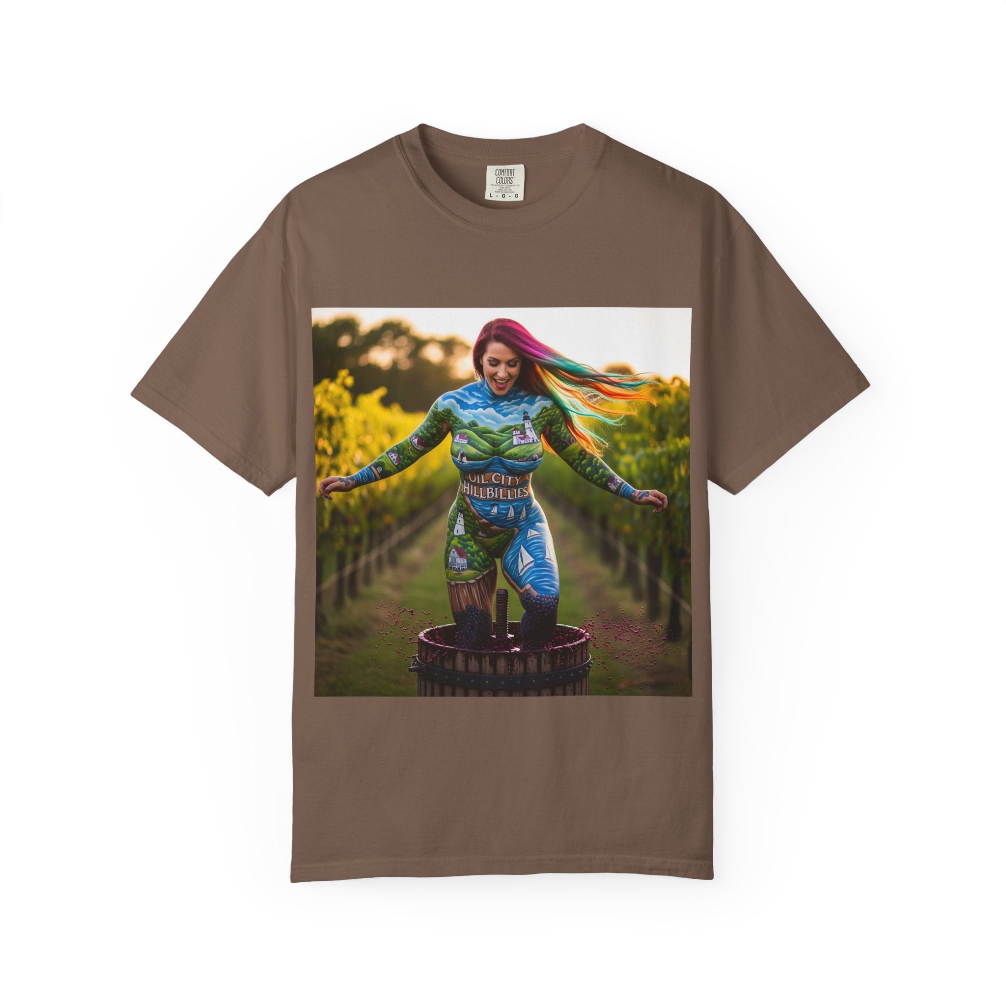 Vibrant Art T-Shirt, Colorful Graphic Tee, Eco-Friendly Cotton Shirt, Unique Gift for Art Lovers, Festival Wear, Casual Everyday Top