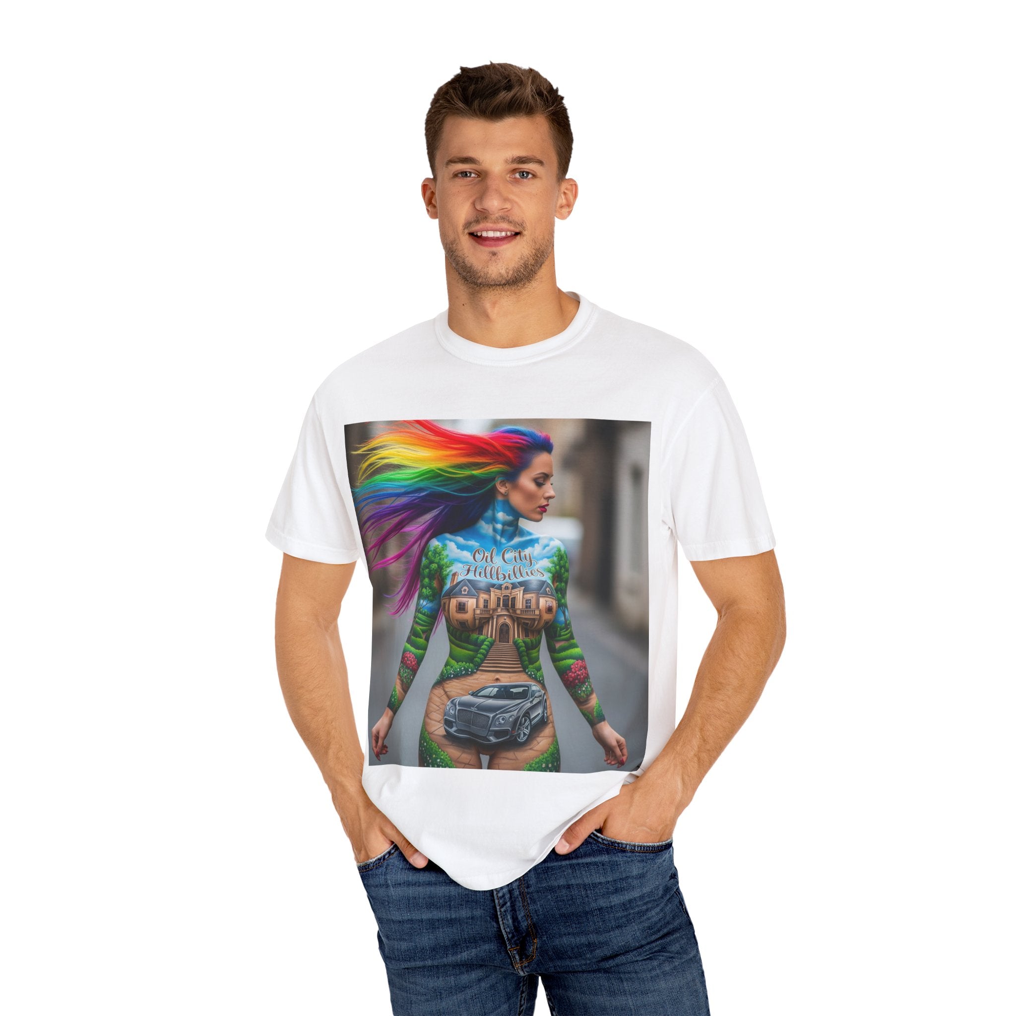 Vibrant Graphic T-Shirt for Creative Souls | Unisex Tee, Festival Wear, Casual Street Style, Gift for Art Lovers