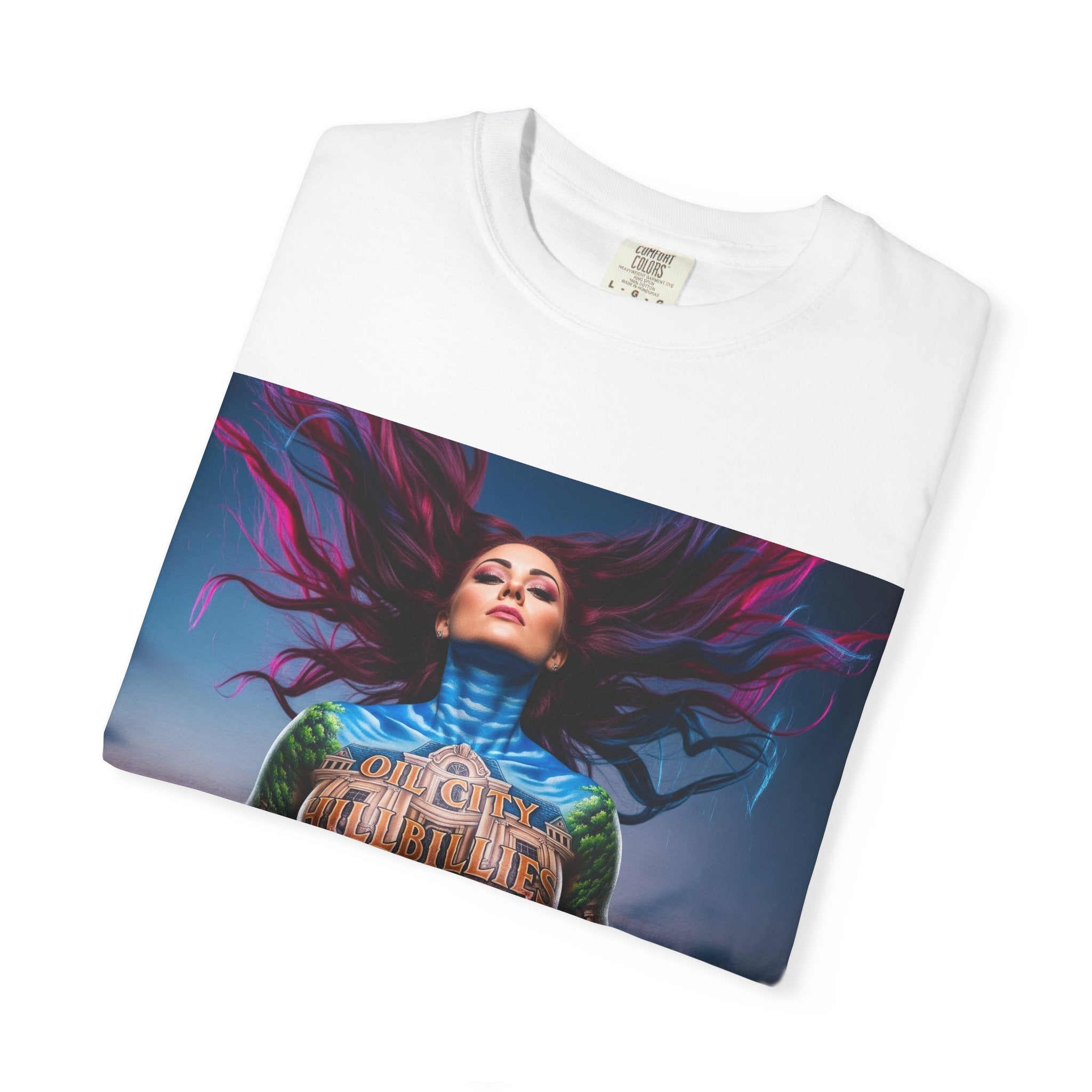 Mystical Spirit T-Shirt | Ethereal Oil City Hillbillies Art Tee, Unisex Graphic Shirt, Bohemian Style, Gift for Her, Festival Wear, Unique Artwear
