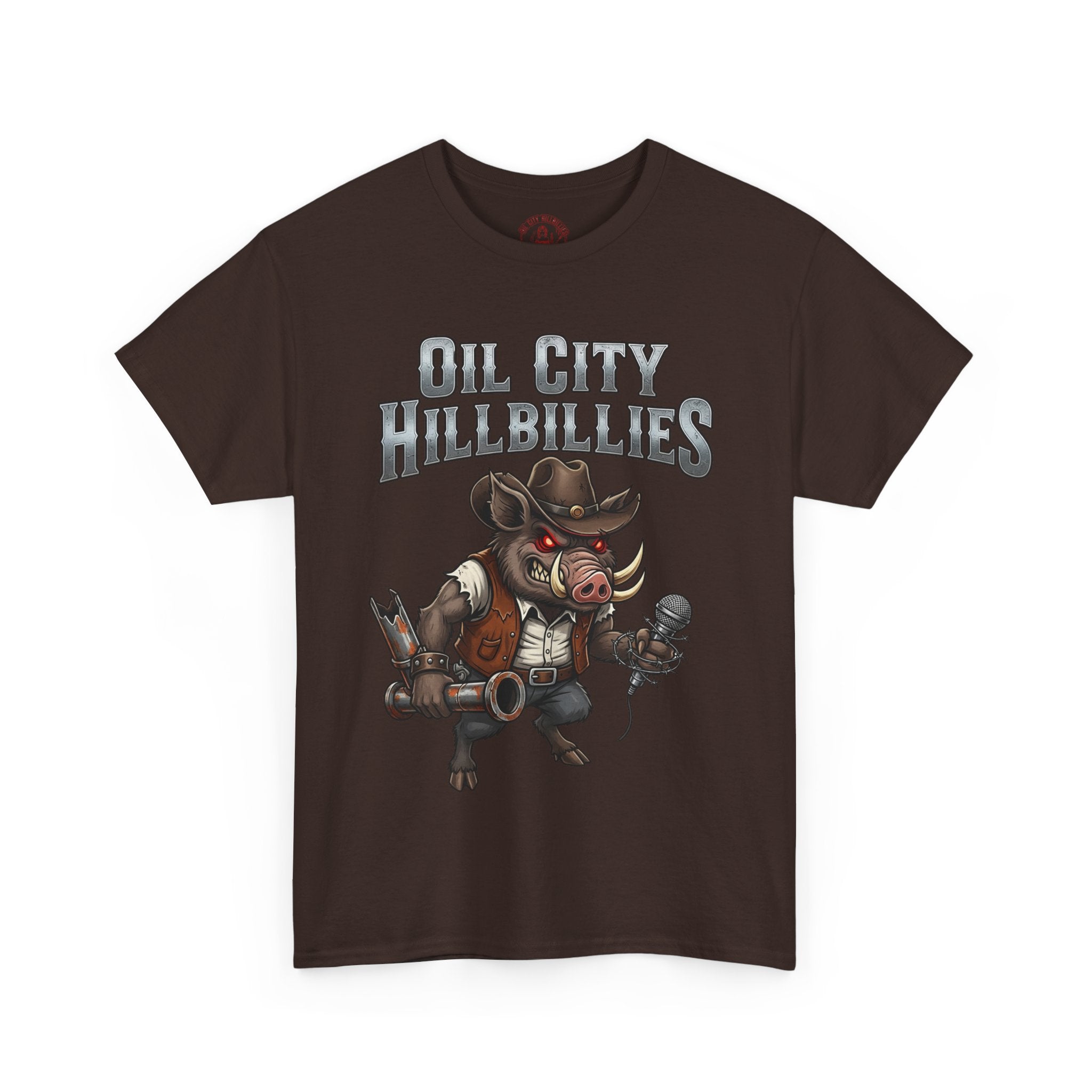 Oil City Hillbillies Unisex Tee - Country Humor Shirt, Vintage Graphic Tee, Perfect for Music Lovers, BBQ Events, Gifting, Everyday Wear