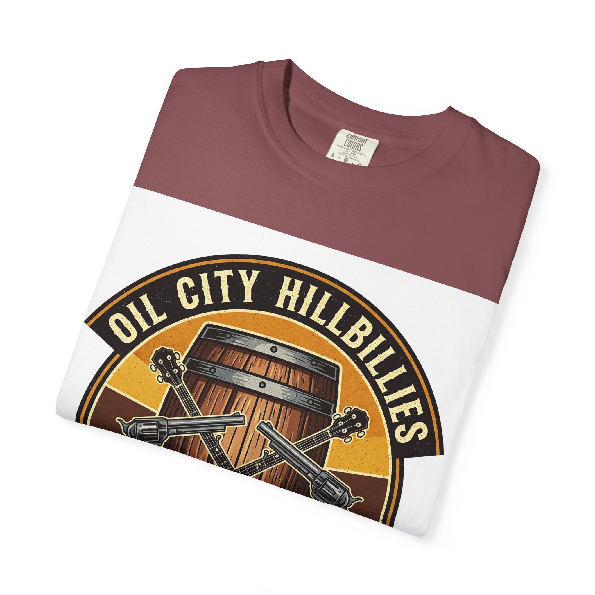 Oil City Hillbillies T-Shirt | Southern Outlaw Country Tee, Music Lover Gift, Vintage Style Shirt, Casual Outfit, Festival Apparel