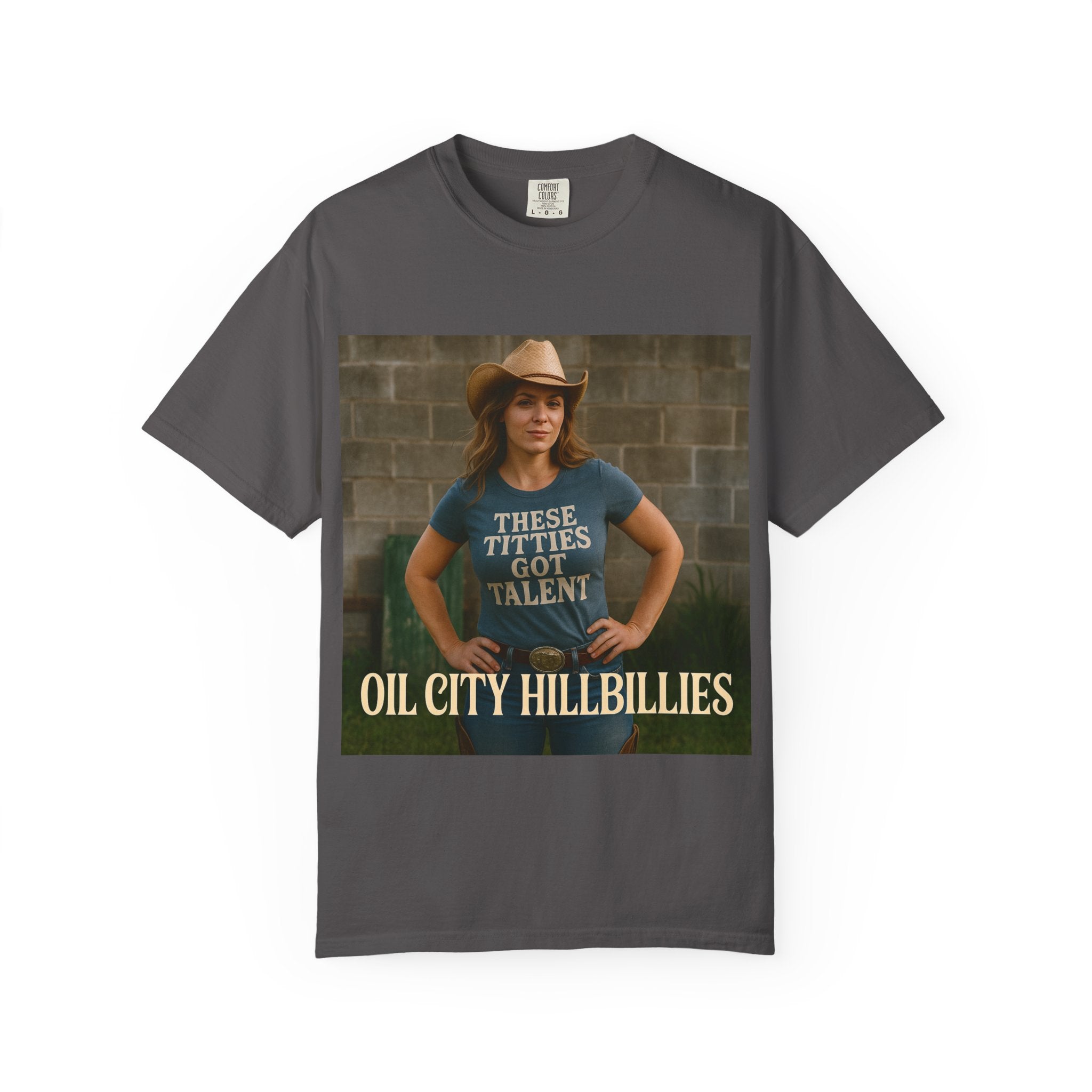 Oil City Hillbillies Unisex Garment-Dyed T-Shirt, Funny Country Shirt, Gift for Country Lovers, Unique Humor Tee, Casual Farm Style Apparel