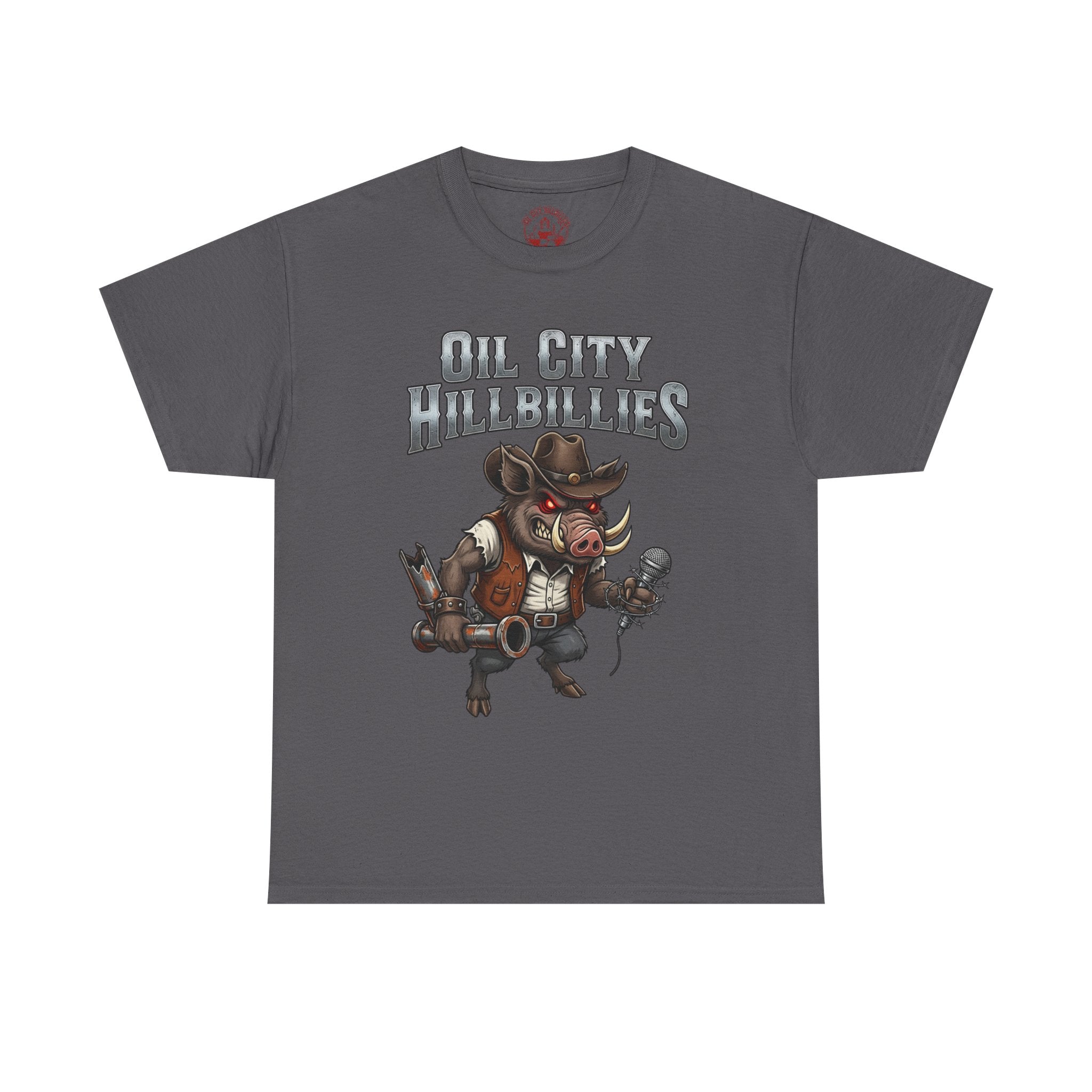 Oil City Hillbillies Unisex Tee - Country Humor Shirt, Vintage Graphic Tee, Perfect for Music Lovers, BBQ Events, Gifting, Everyday Wear