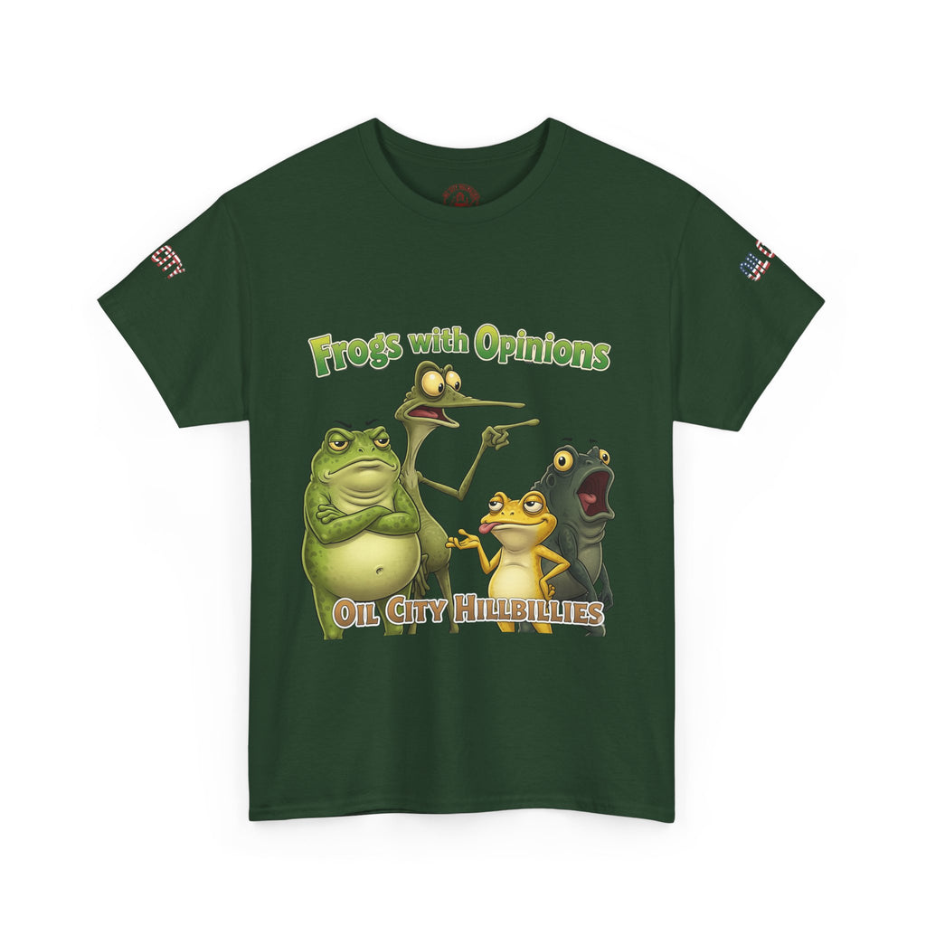 Frogs with Opinions Unisex Tee - Oil City Hillbillies Official Merchandise
