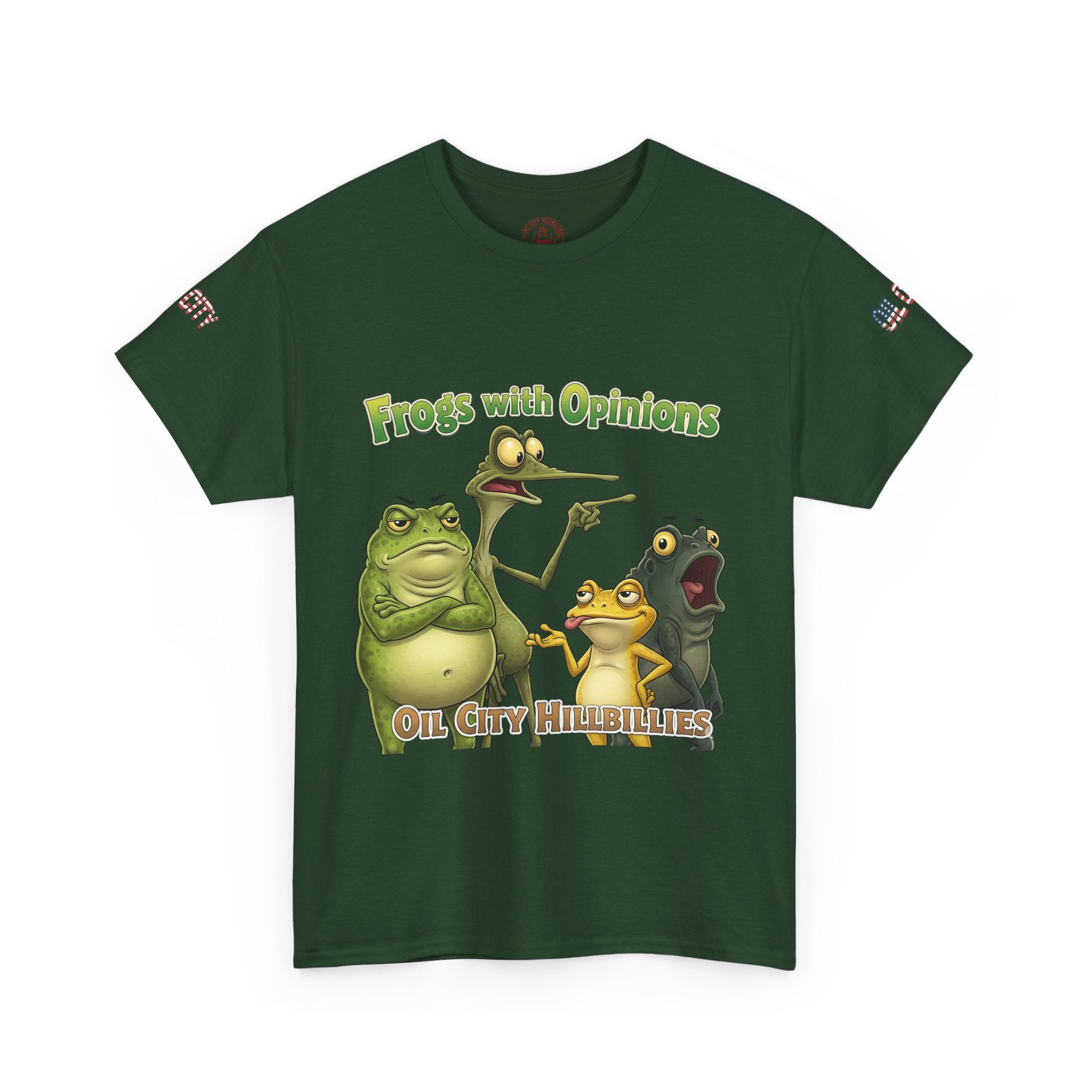 Frogs with Opinions Unisex Tee - Oil City Hillbillies Official Merchandise