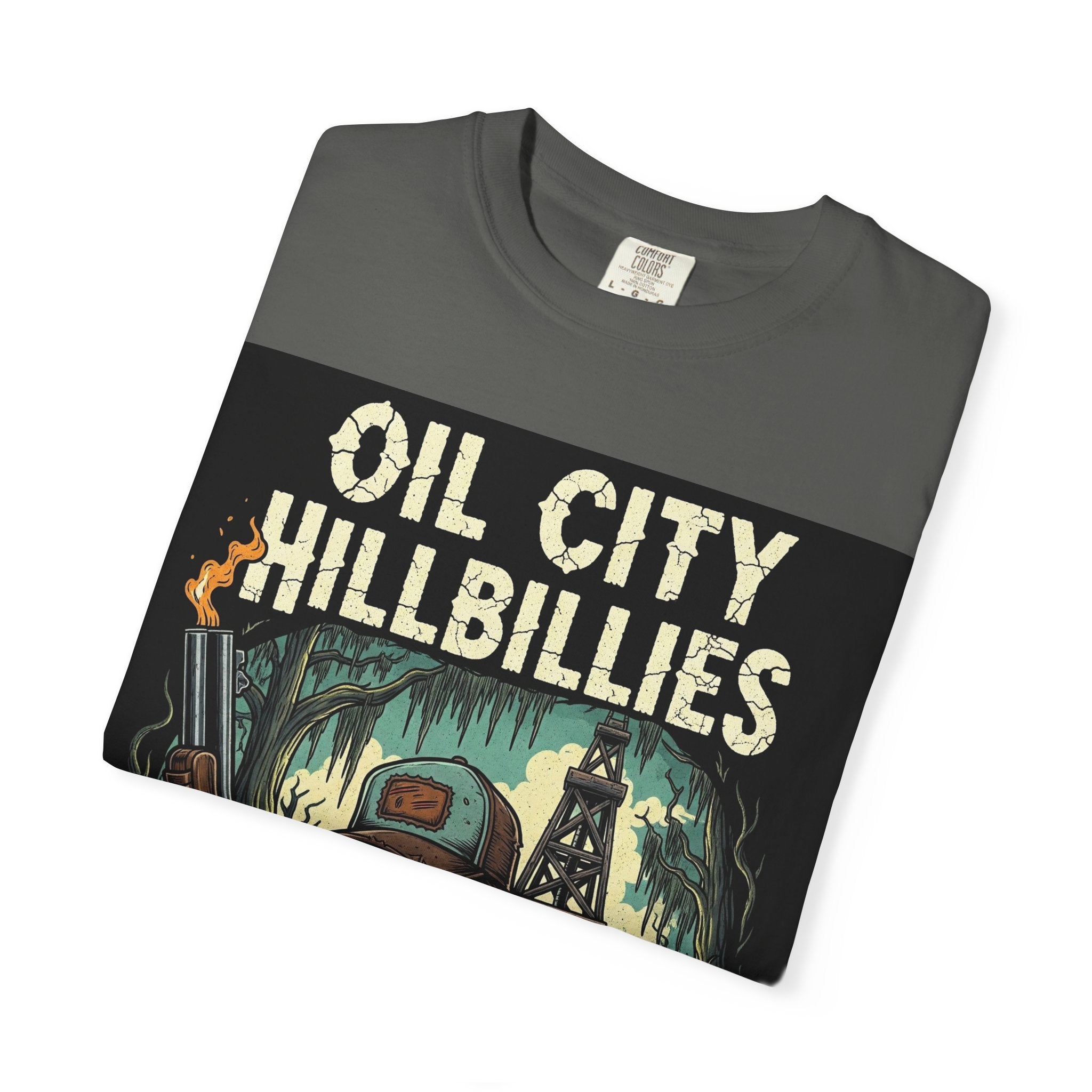 Oil City Hillbillies Unisex T-Shirt – Vintage Graphic Tee, Funny Gift, Casual Wear, Festive Party Shirt, 90s Nostalgia Style