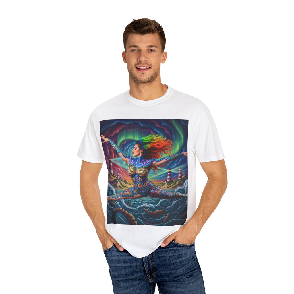 Oil City Hillbillies Colorful Spirit Unisex T-Shirt, Artistic Graphic Tee, Casual Wear, Gift for Art Lovers, Summer Festival Fashion