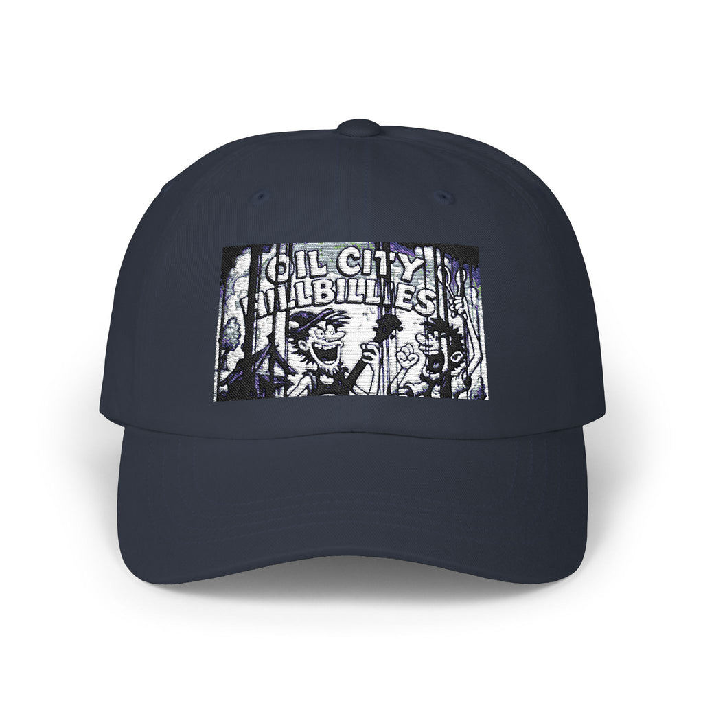 Oil City Hillbillies Vintage-Inspired Dad Cap with Graphic Design, Casual Hat for Dads, Perfect Father’s Day Gift, Relaxed Fit Cap, Summer Accessory