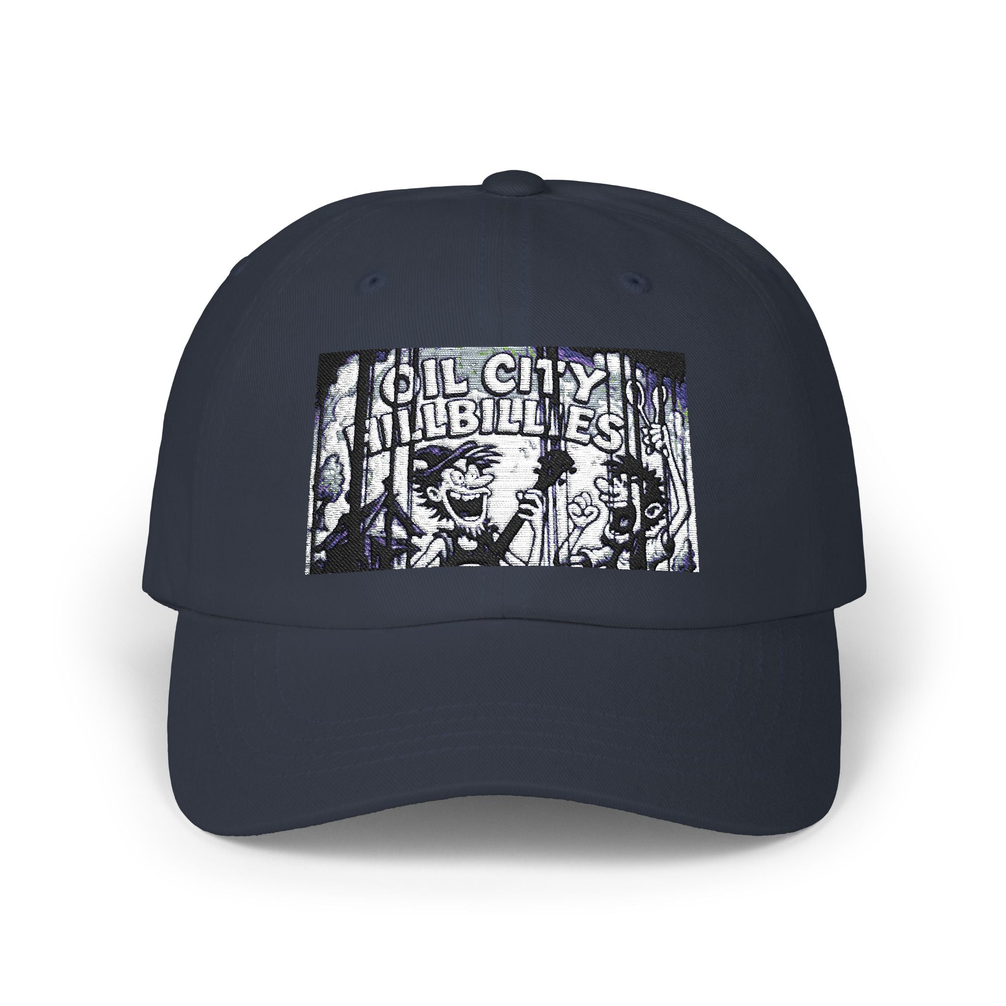 Oil City Hillbillies Vintage-Inspired Dad Cap with Graphic Design, Casual Hat for Dads, Perfect Father’s Day Gift, Relaxed Fit Cap, Summer Accessory