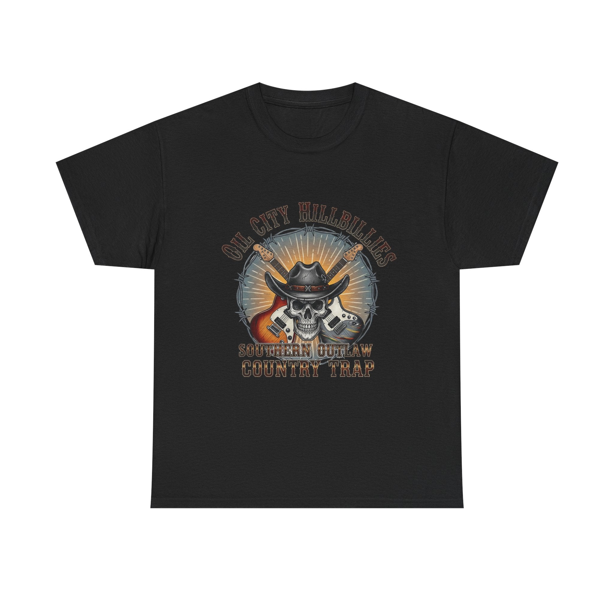 Southern Outlaw Graphic Tee | Unisex Heavy Cotton Tee for Country Music Lovers, Festival Wear, Casual Style, Gift for Him/Her