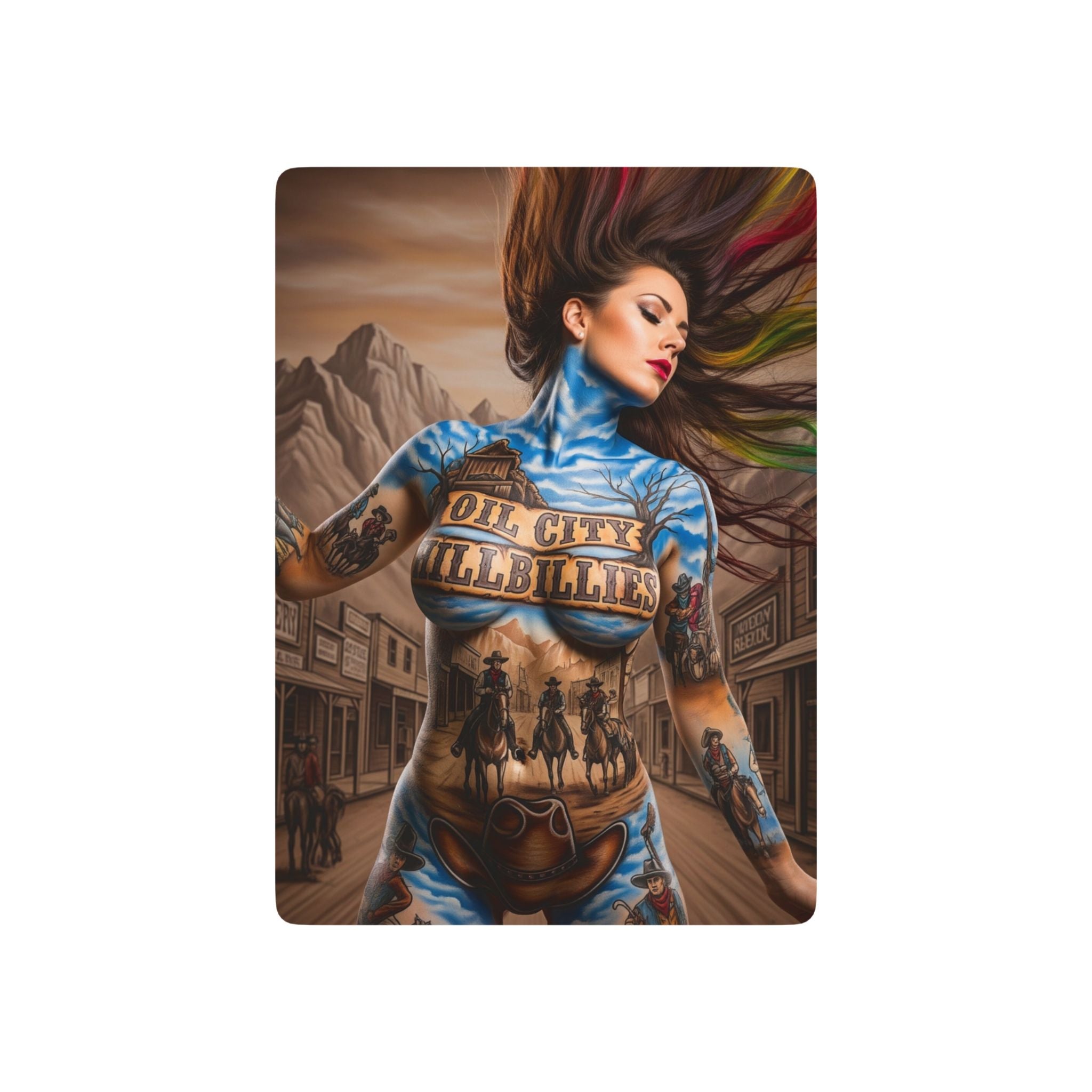 Oil City Hillbillies Poker Playing Cards Set | Artistic Country-Themed Deck, Game Night Essential, Collector’s Gift, Rustic Casino Style